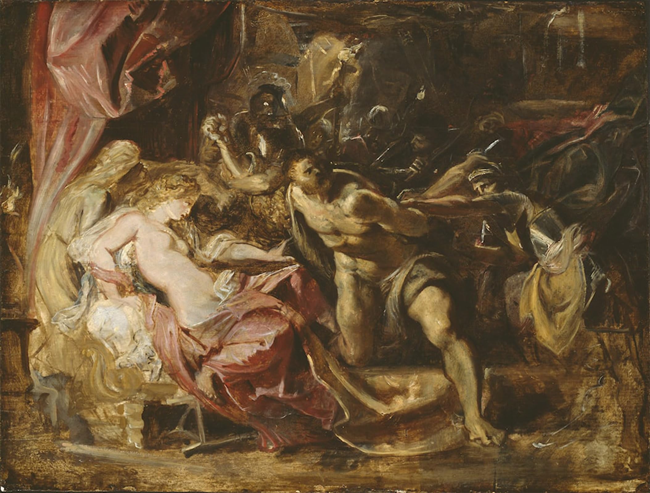 POSTERIIk Famous Print Pop Art Wall Art Graffiti the Capture of Samson by Peter Paul Rubens Art Prints for Home Decor 60x90cm