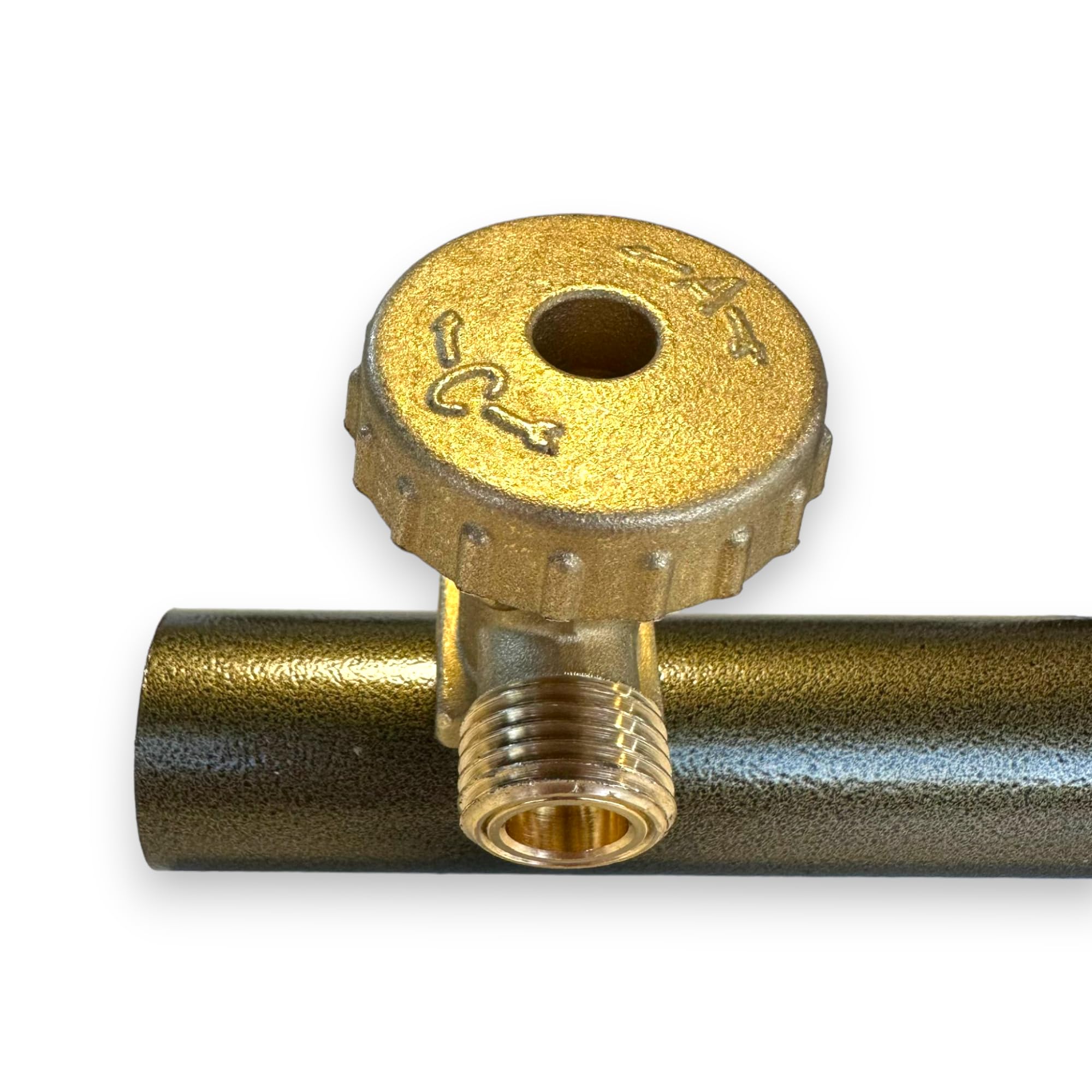 CENTRALITA para gas completa de flexibles, manómetro y válvula.