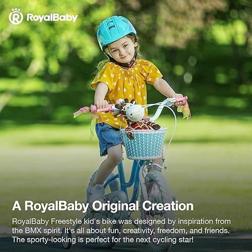 Miniatura 2 de RoyalBaby Bicicleta EZ para niñas, bicicleta Stargirl, entrenamiento libre, equilibrio a pedal, bicicleta de fácil aprendizaje, 12-20 pulgadas para