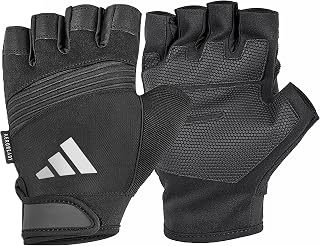 Adidas Aeroready Performance Weightlifting Gloves, Fingerless Workout Gloves