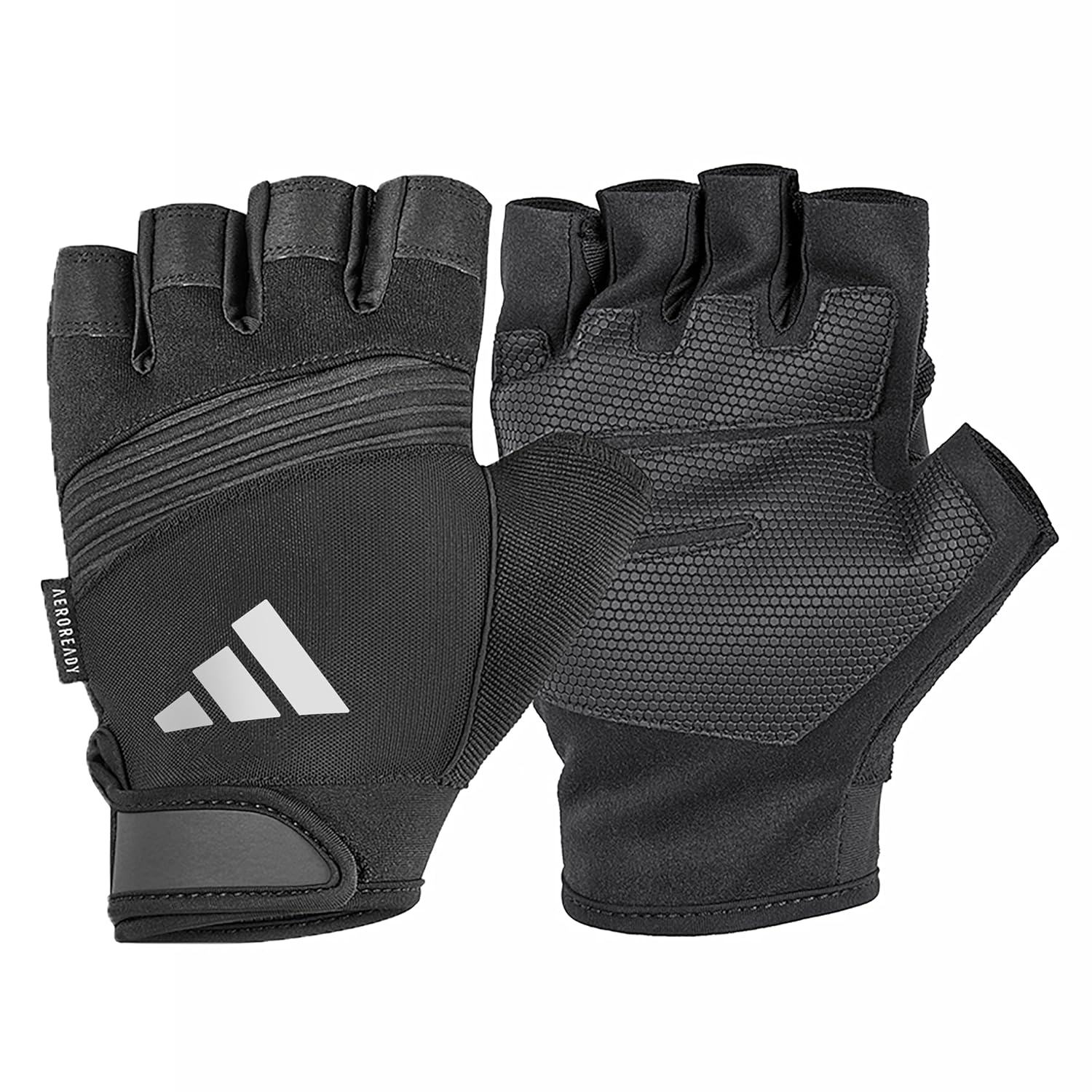 adidas Mixte Adulte Performance Gants d'entraînement, Grau, Medium (Palme 19-20 cm)