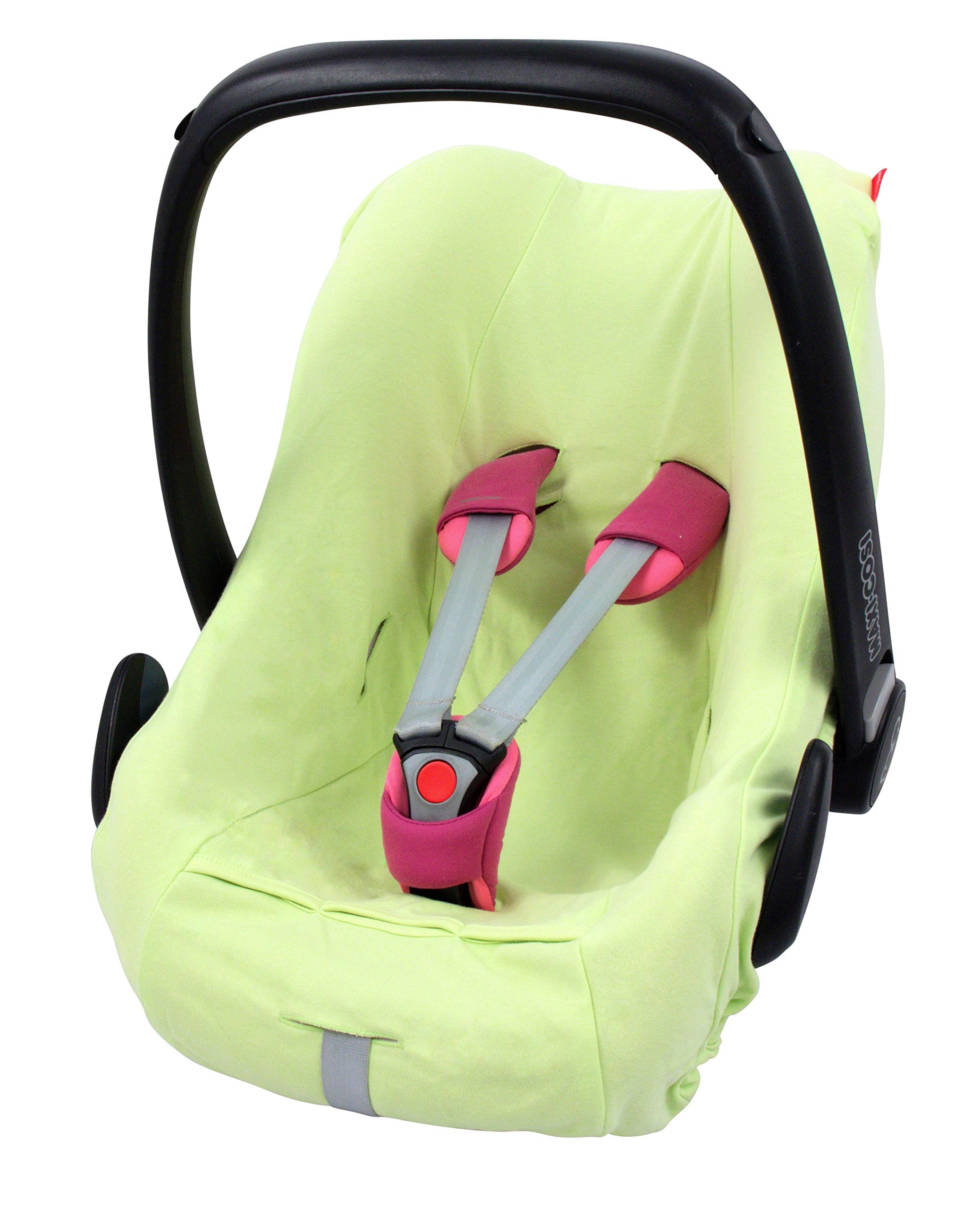 Maxi Cosi Siege Auto Housse Été Bébé ByBoom - Éponge Coton, Universelle Siège Auto Groupe 0, Rose Housse éponge Cosy