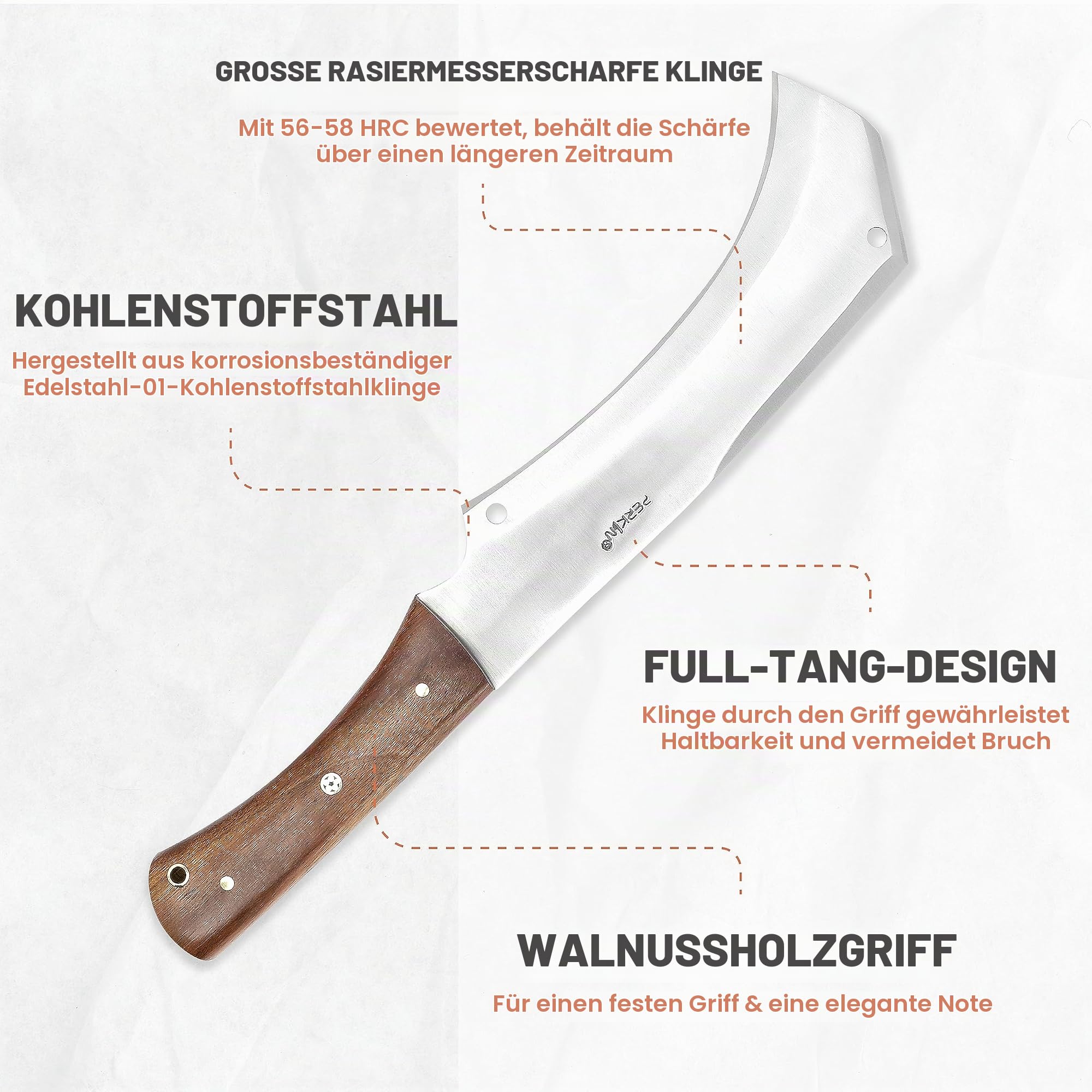 Perkins Handgemachtes Jagdmesser