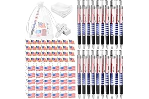 U.S. Veterans Gift Bag 100-Piece Patriotic Party Decoration