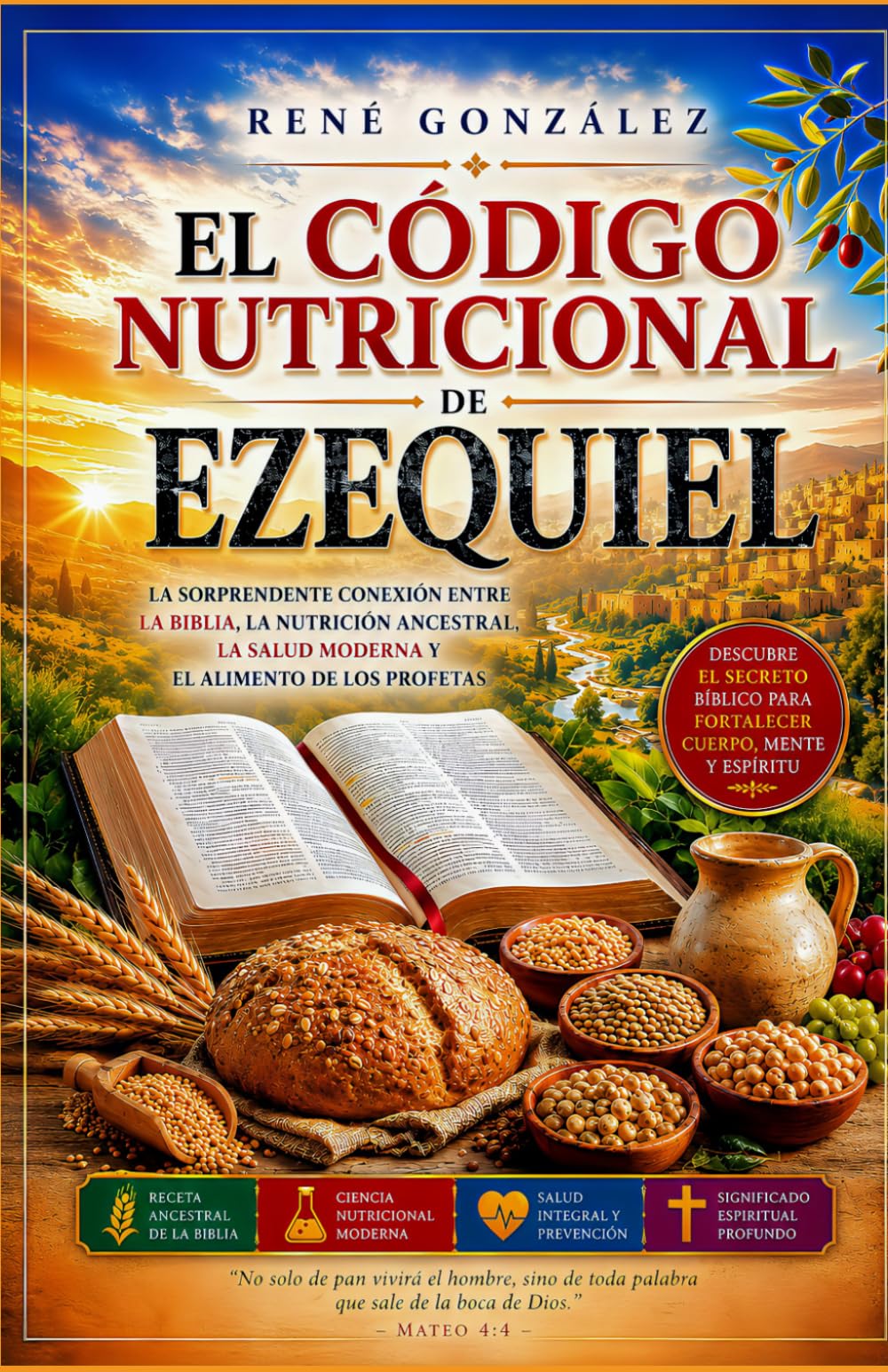 EL CÓDIGO NUTRICIONAL DE EZEQUIEL: La sorprendente conexión entre la Biblia, la nutrición ancestral, la salud moderna y el alimento de los profetas