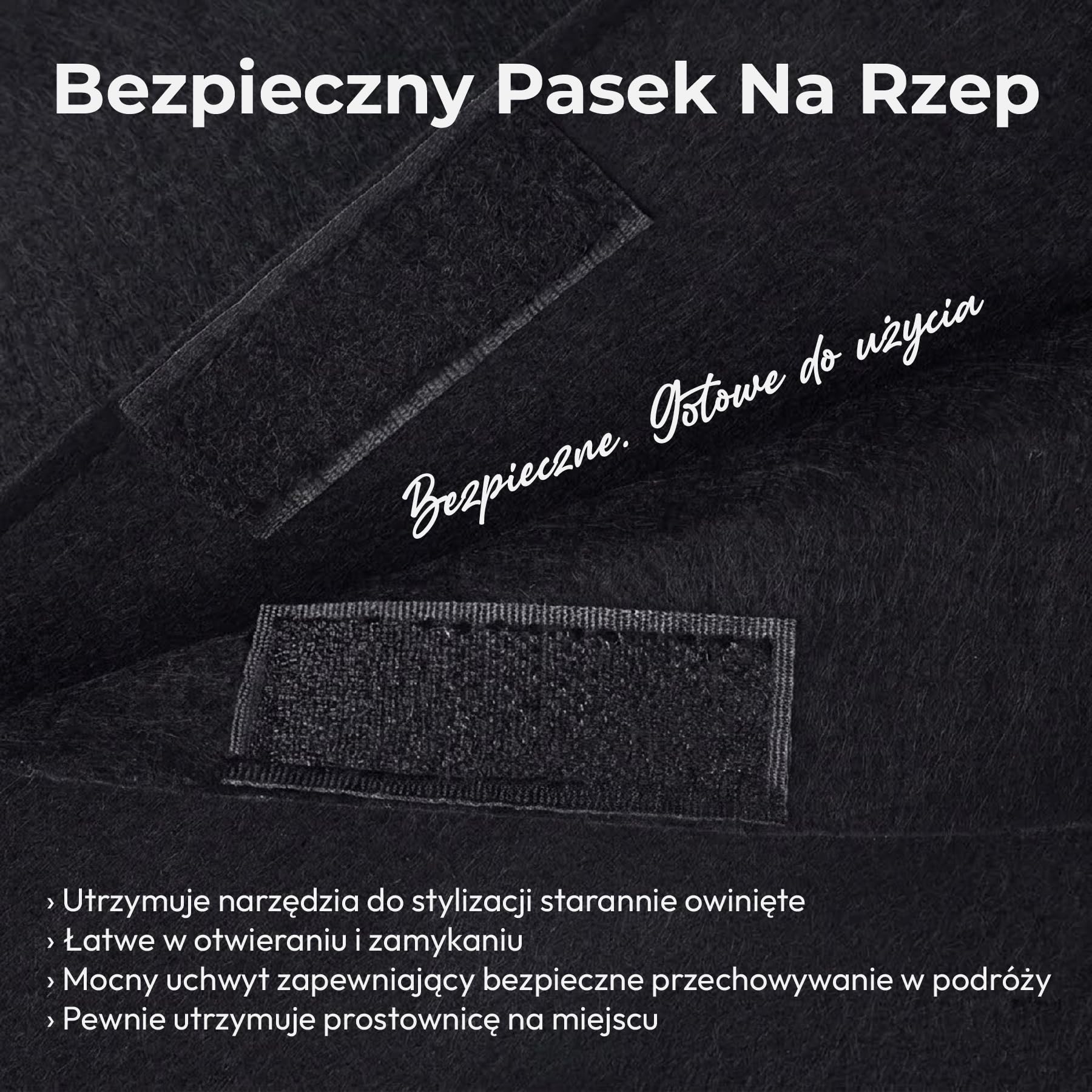Glamza Mata Odporna Na Ciepło I Etui Na Prostownicę Z Matą Termiczną - Bezpieczne Etui Z Filcu Chroniące Powierzchnie Przed Ciepłem - Idealne Do Domu, Podróży I Salonu - Czarny