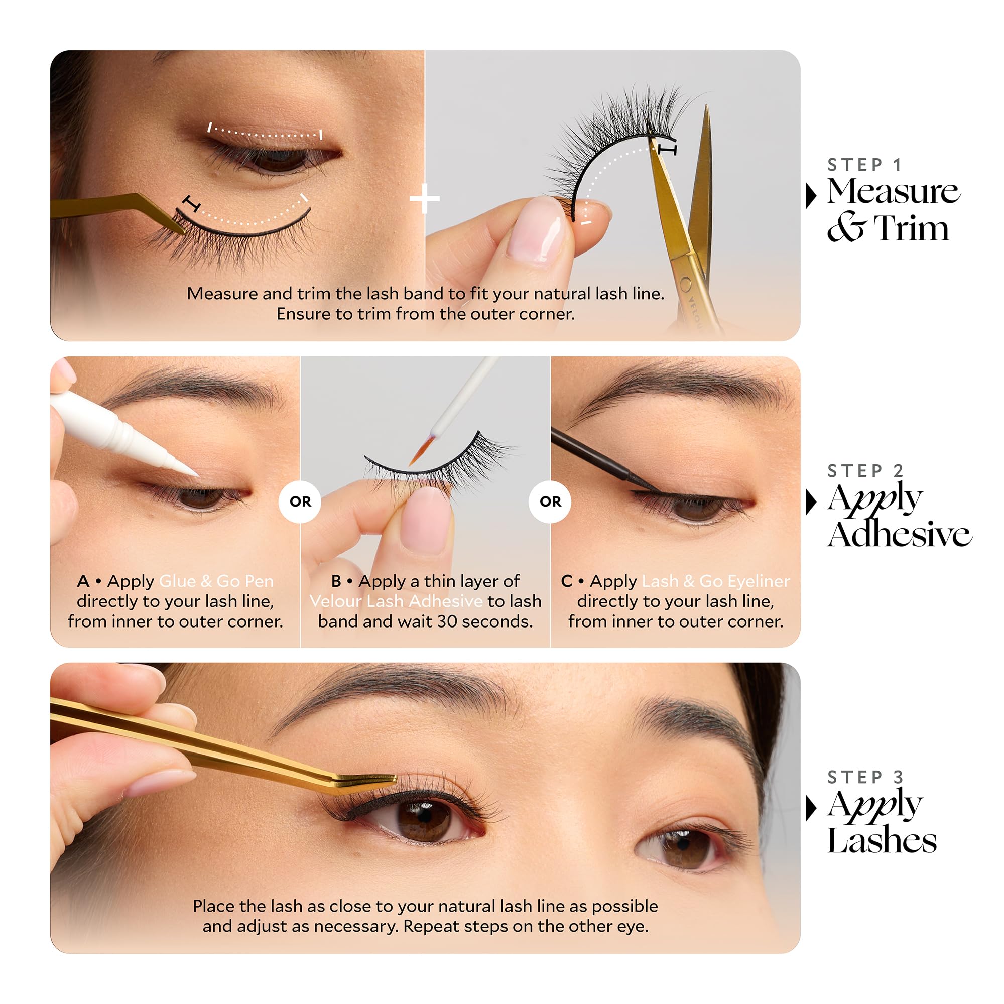 Velour Pflanzenfaser Wimpern - Luxuriöse Hanf gewonnene falsche Wimpern - Leichte wiederverwendbare handgefertigte Fake Lash Extensions - Bis zu 25 Mal tragbar - 100% vegan, weich und bequem, alle