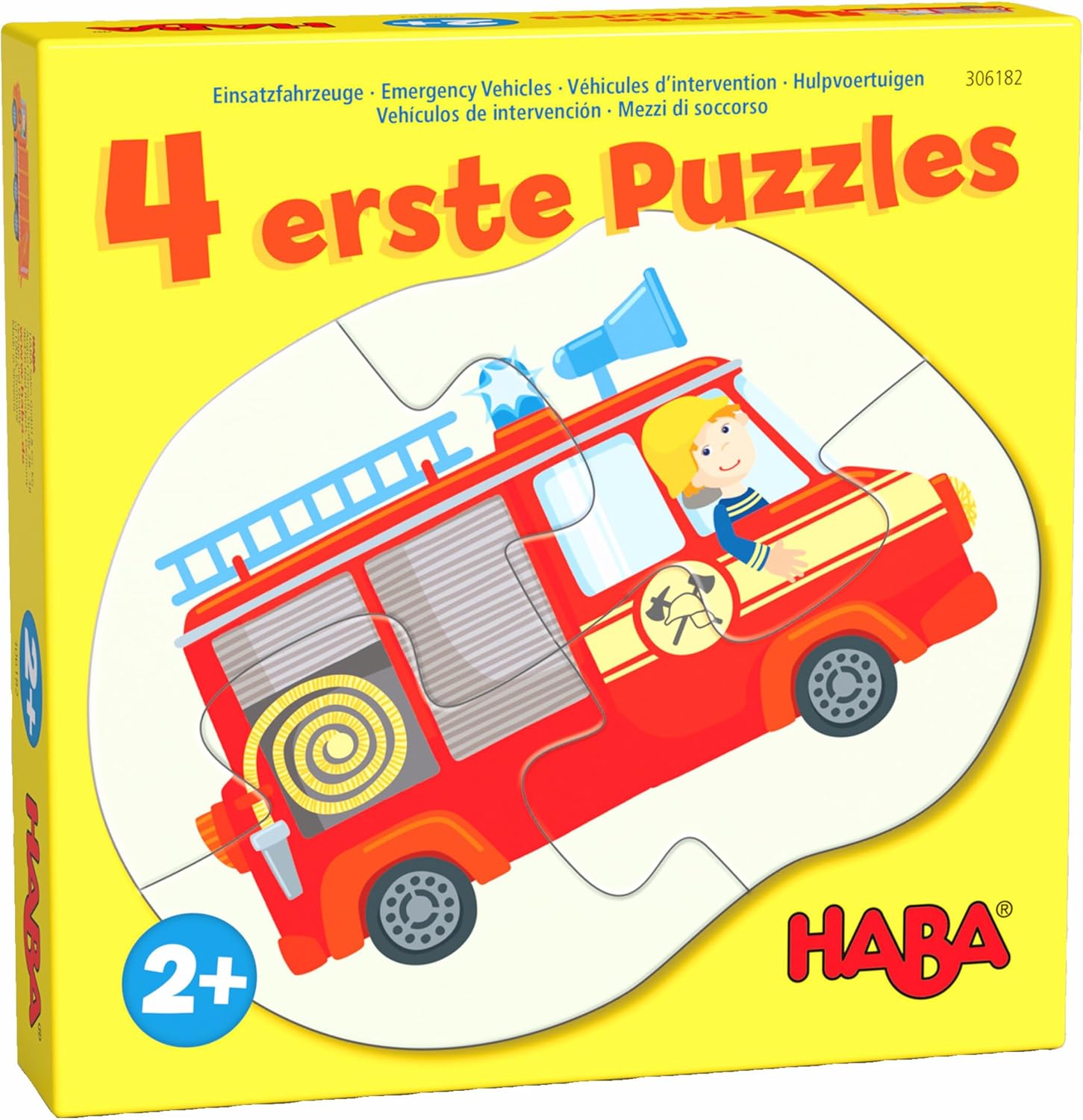 HABA -4 First Puzzles - Emergency Vehicles