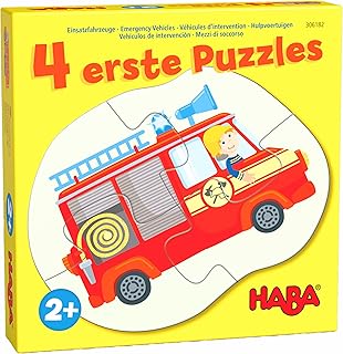 Comprar HABA 306182 – 4 Primeros puzles – Vehículos de inserción, Puzzle a Partir de 2 años