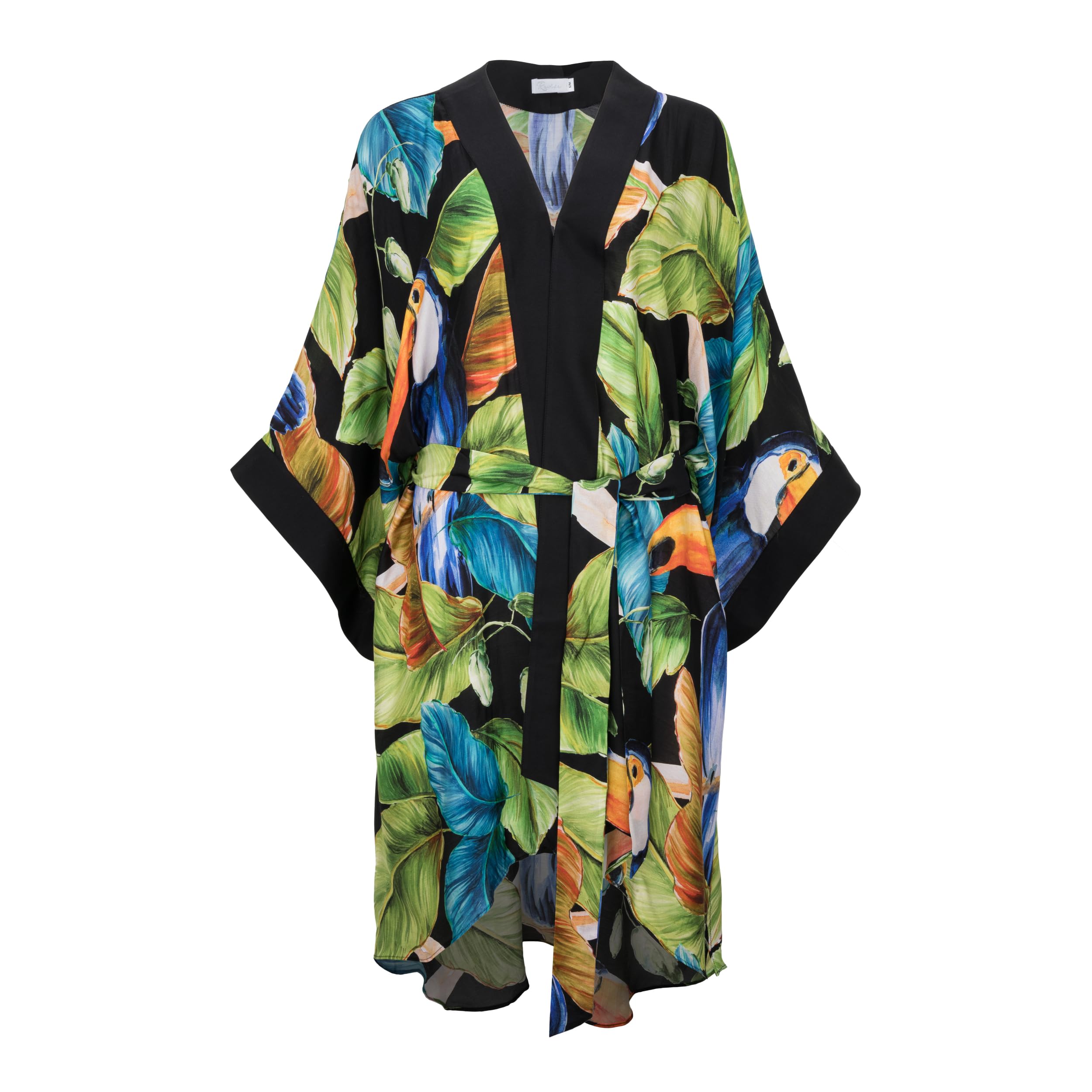 Kimono - morgenmantel RE-633 – Viskose (80%) und Seide (20%) – Eleganz – Leicht