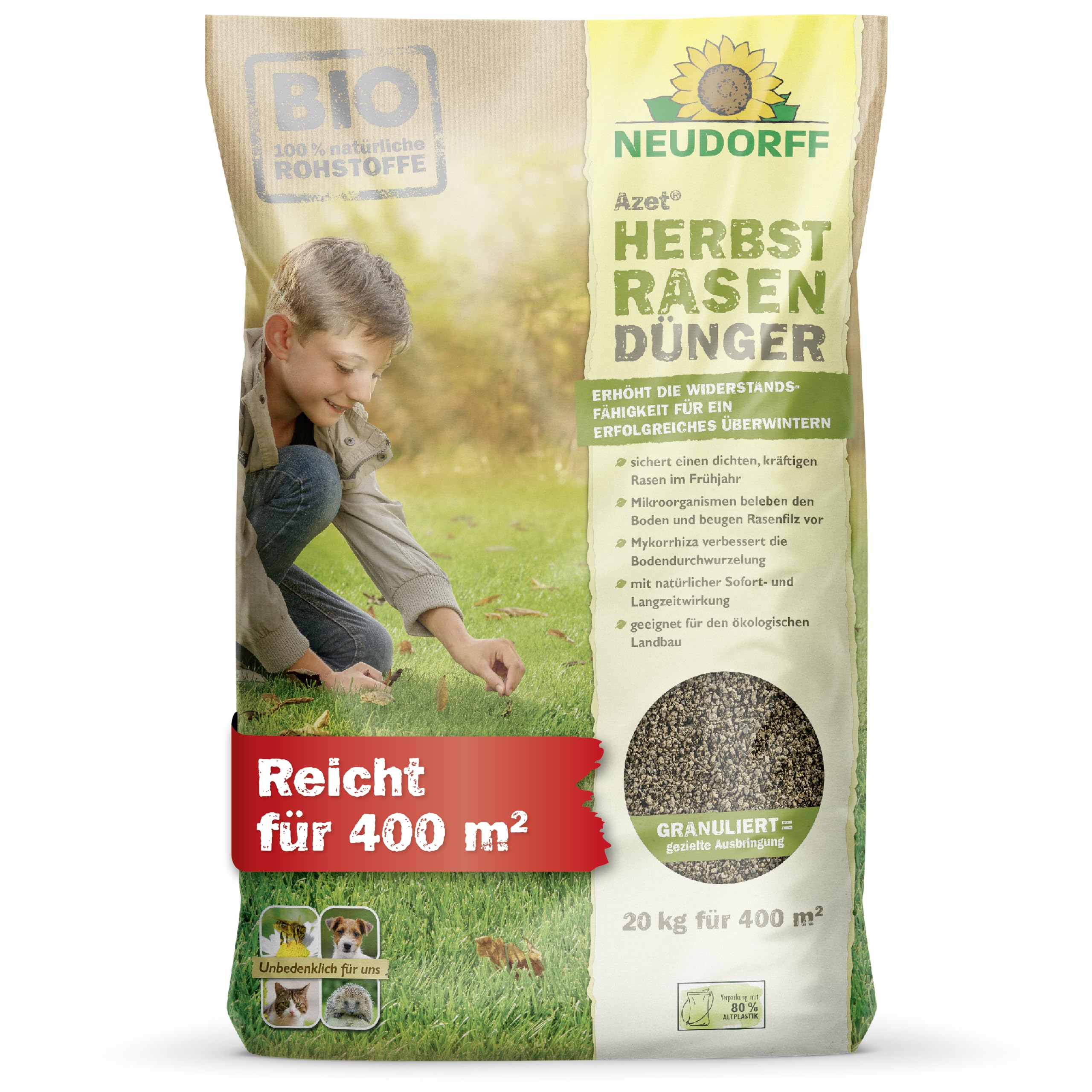 Neudorff 01210 Azet, Fertilizzante (Autunno), 20 kg