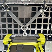 Vista 2 de SparkDog Collars Percha para Ventilador de Jaula de Perro, Correa Utilitaria HotDawg, Percha para Ventilador BioThane Ryobi P3320 para Perrera