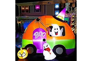 Halloween Camper: 6Ft Ghost Bus