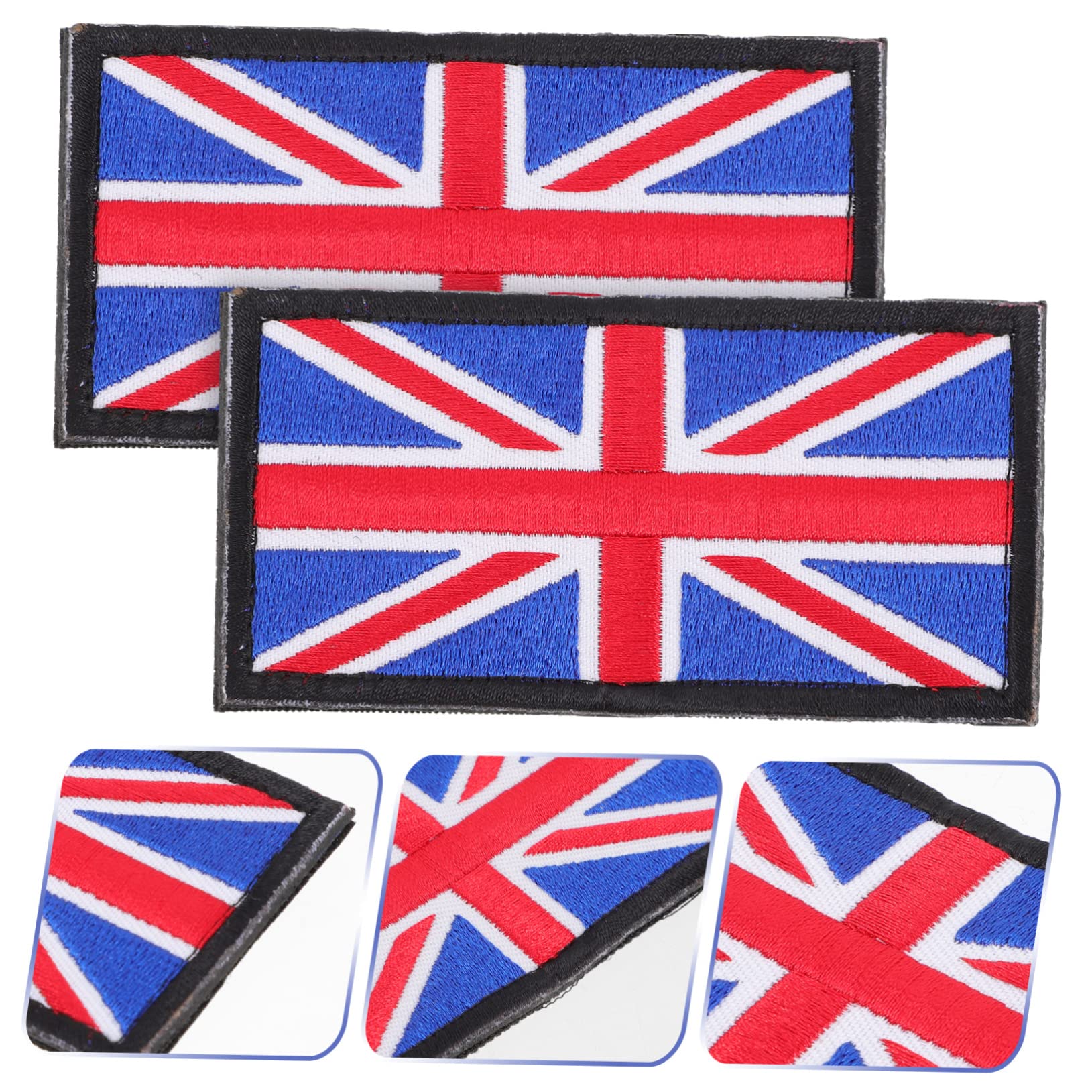 TEHAUX 10pezzi Toppe Ricamate Bandiera Del Unito Patch Termoadesive Per Abbigliamento e Accessori Per Riparazioni e Decorazioni Su Borse Cappelli e Scarpe