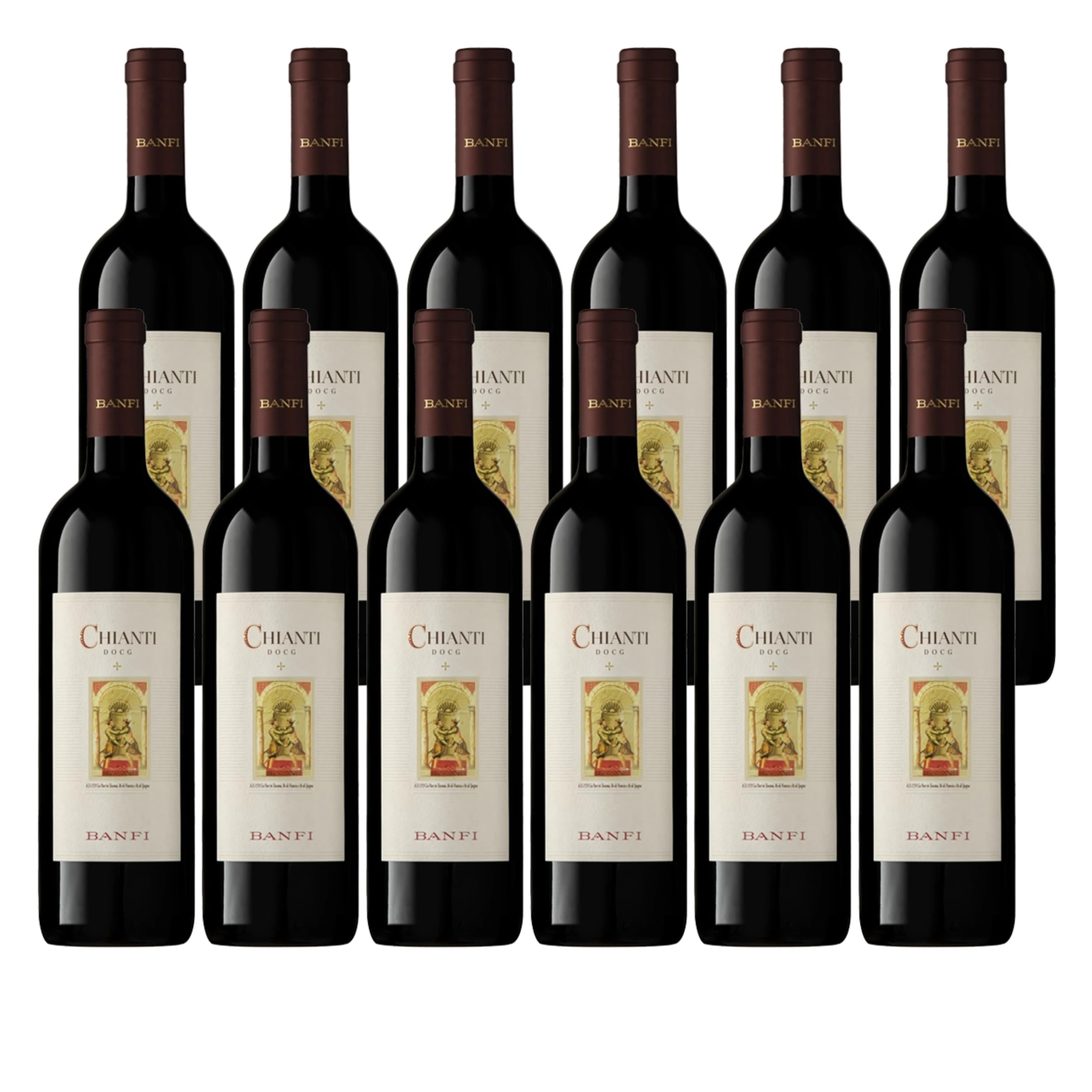Banfi | Vino Rosso Chianti Classico DOCG | Mezza Bottiglia - Annata 2023 | Confezione da 12 Bottiglie da 37,5cl