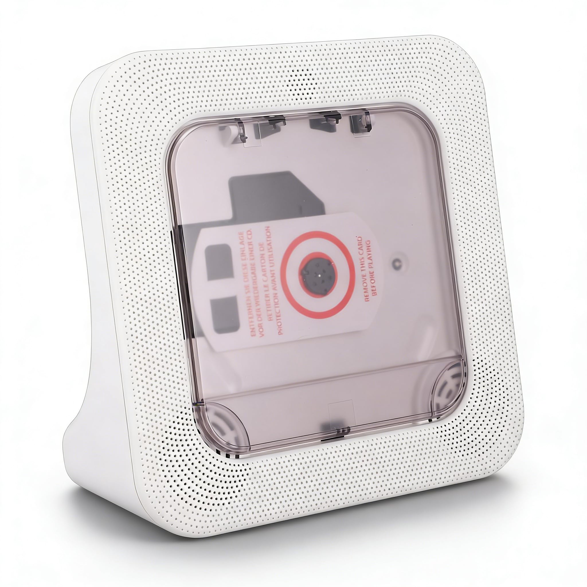 Dpofirs Biurkowy Odtwarzacz CD, Przenośny Odtwarzacz CD Bluetooth 5.3 z Wyświetlaczem LED, Interfejs USB AUX, Pilot Zdalnego Sterowania, do Domu i Podróży