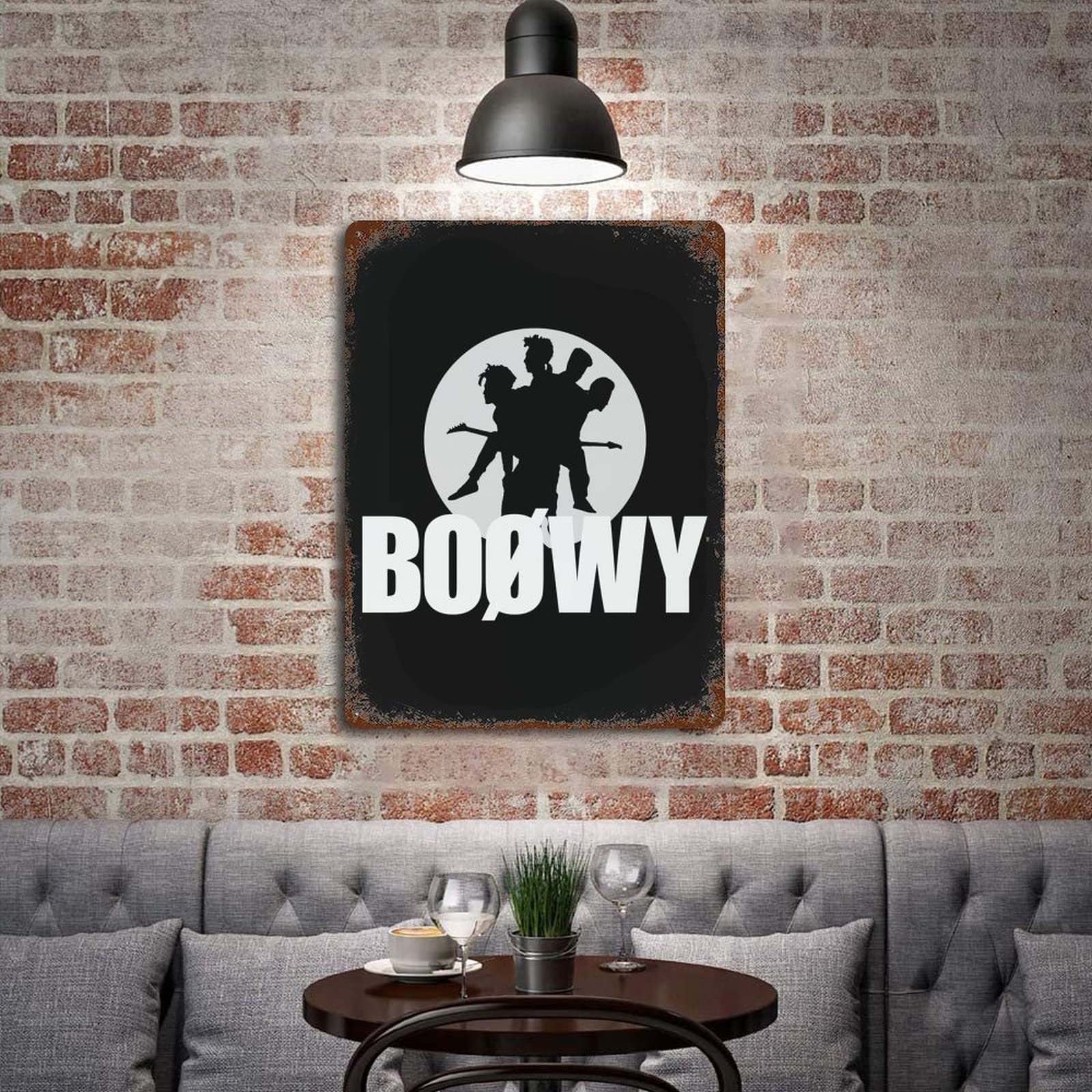 Amazon.co.jp: ボウイ Boowy Boøwy ブリキの看板 ヴィンテージ風 金属