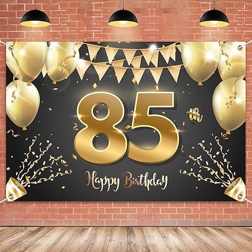 Miniatura 155 de HAMIGAR Fondo de pancarta de feliz cumpleaños número 17 de 6 x 4 pies, decoraciones de cumpleaños de 17 años, suministros de fiesta para niñas