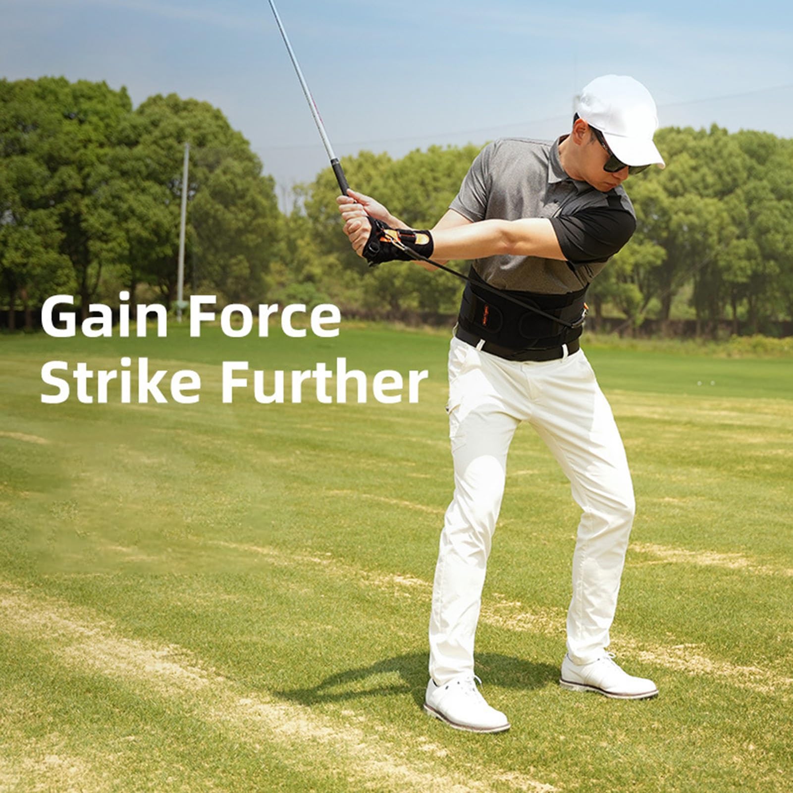 Golf Training Taille Gürtel Swing Trainer Aid Männer Frauen Handgelenk Haltung Korrektor Golf Swing Übung Armband Anfänger Golf Zubehör für perfekte Schwünge