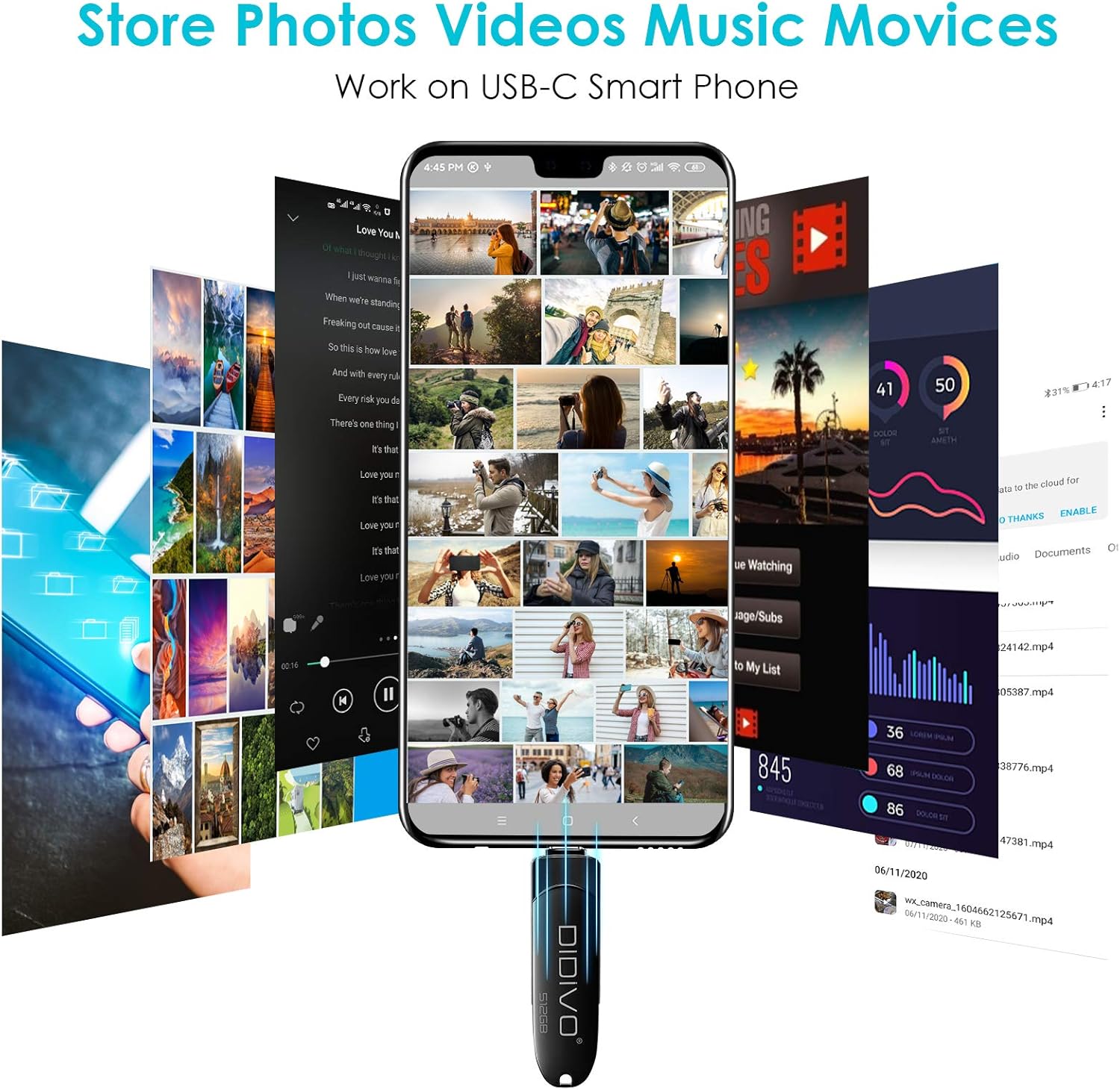 Hоt Dеаlѕ DIDIVO 512GB USB C Flash Drive Type C USB Flash Drive 2 in 1 Dual USB 3.0 Flash Drive High Speed Metal Thumb Drive USB Drive Memory Stick USB C 512GB for PC, Tablet, MacBook,USB-C Smart Phone