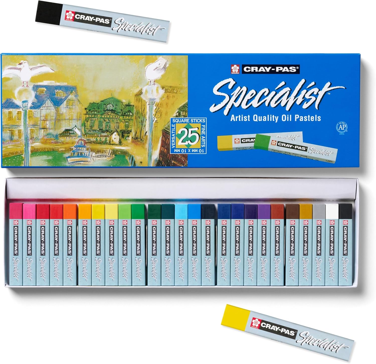 SAKURA 25-Piece Cray Pas Specialist Colors May Vary Oil Pastel Set
