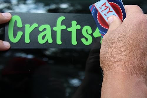 Miniatura 5 de Adhesivo de vinilo con nombre personalizado en Avenir Next Bold Italic Font Elige tu color