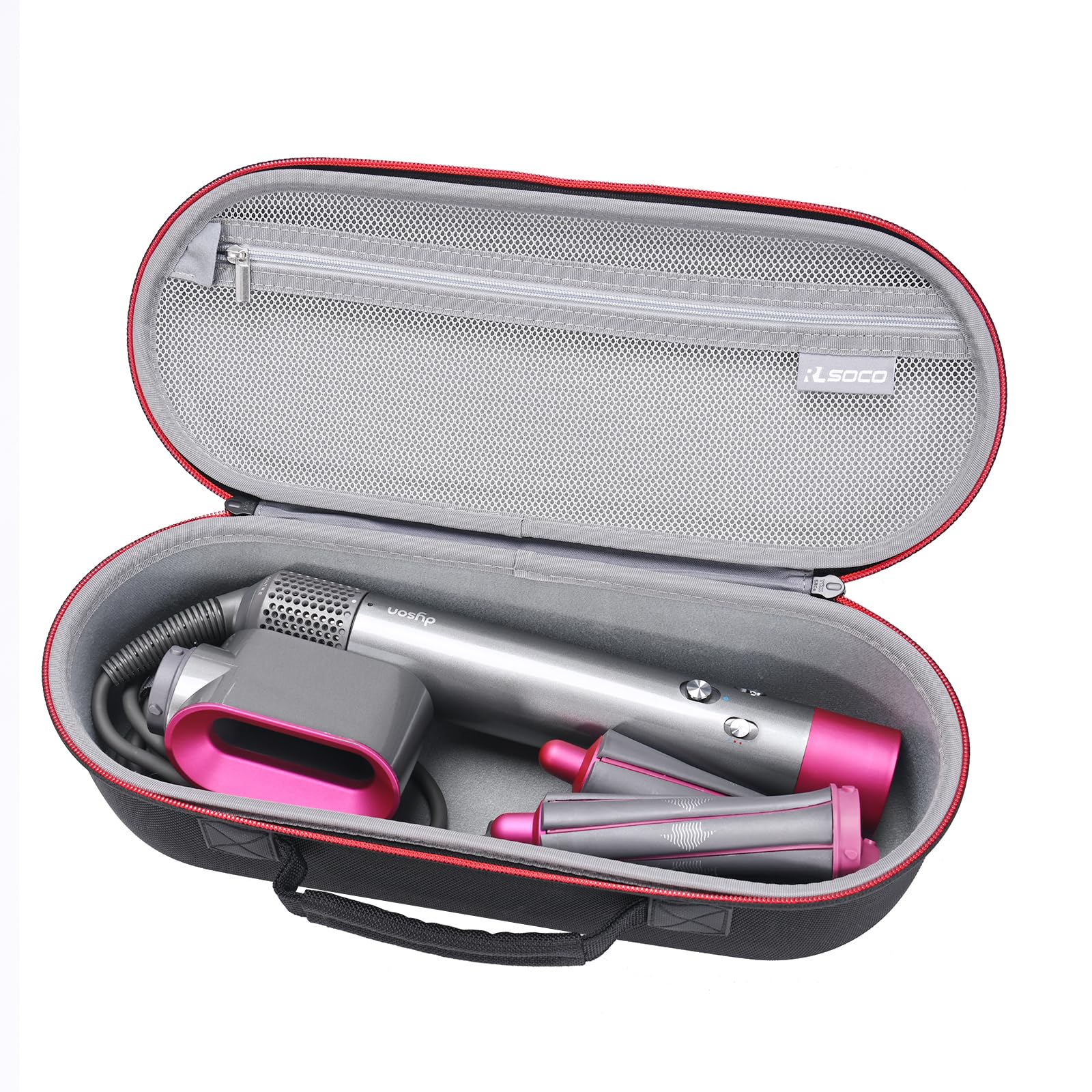 Travel Case for Dyson Supersonic/Supersonic Nural Hair Dryer & Dyson Airwrap/Airwrap i.d./Airwrap Co-anda2x Multi-Styler, Storage Hair Dryer/Airwrap Only for easy travelling (Black)