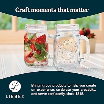 Libbey ドリンキングジャー（１ダース） Amazon.co.jp: Libbeyリビードリンキングジャー Country Fair