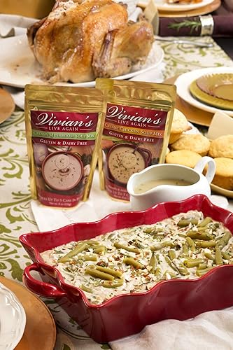 Miniatura 4 de Mezcla de crema de pollo y salsa sin gluten, sin lácteos, estable en el estante y mezcla en polvo por Vivian's Live Again