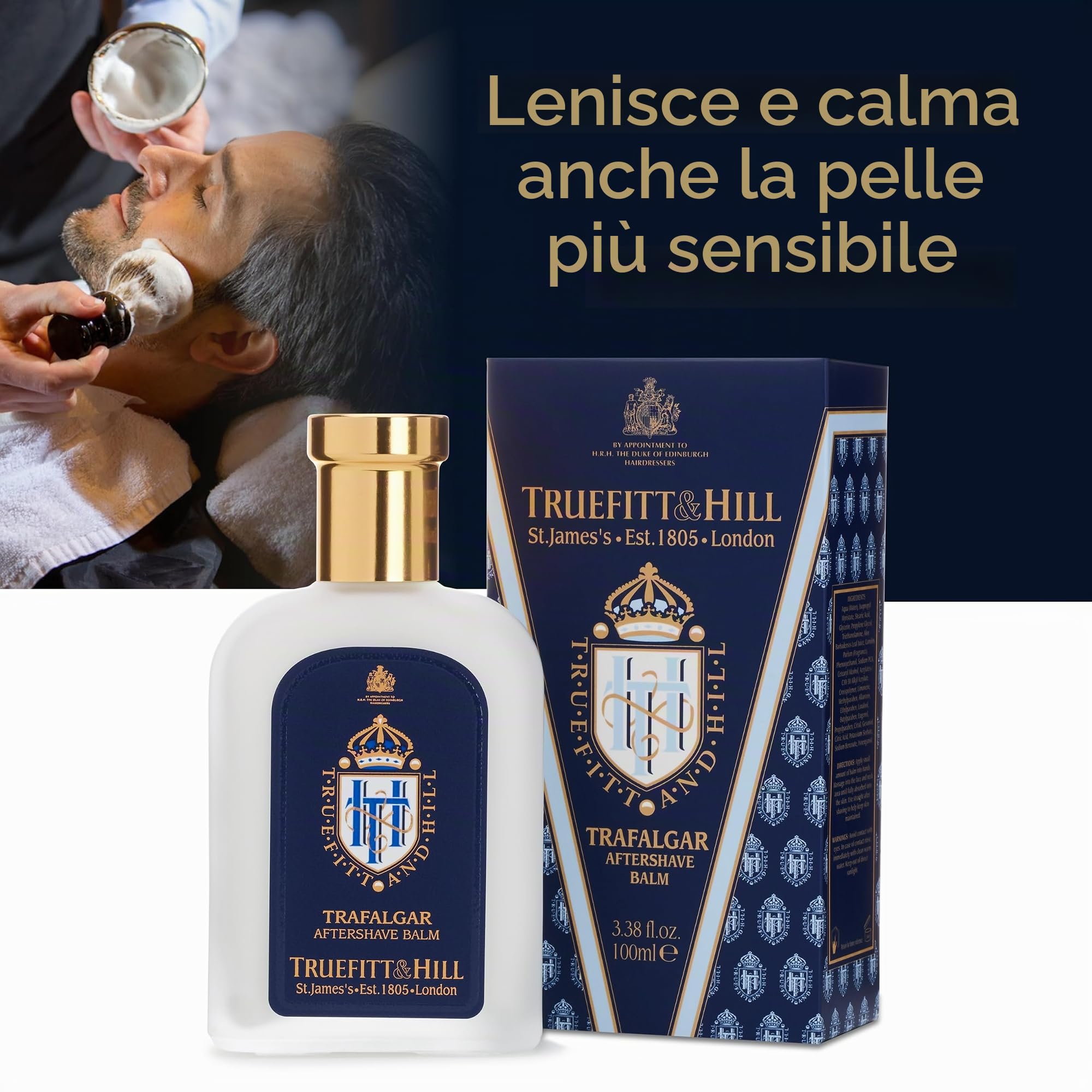 TrueFitt & Hill Balsamo Dopobarba Trafalgar 100ml
