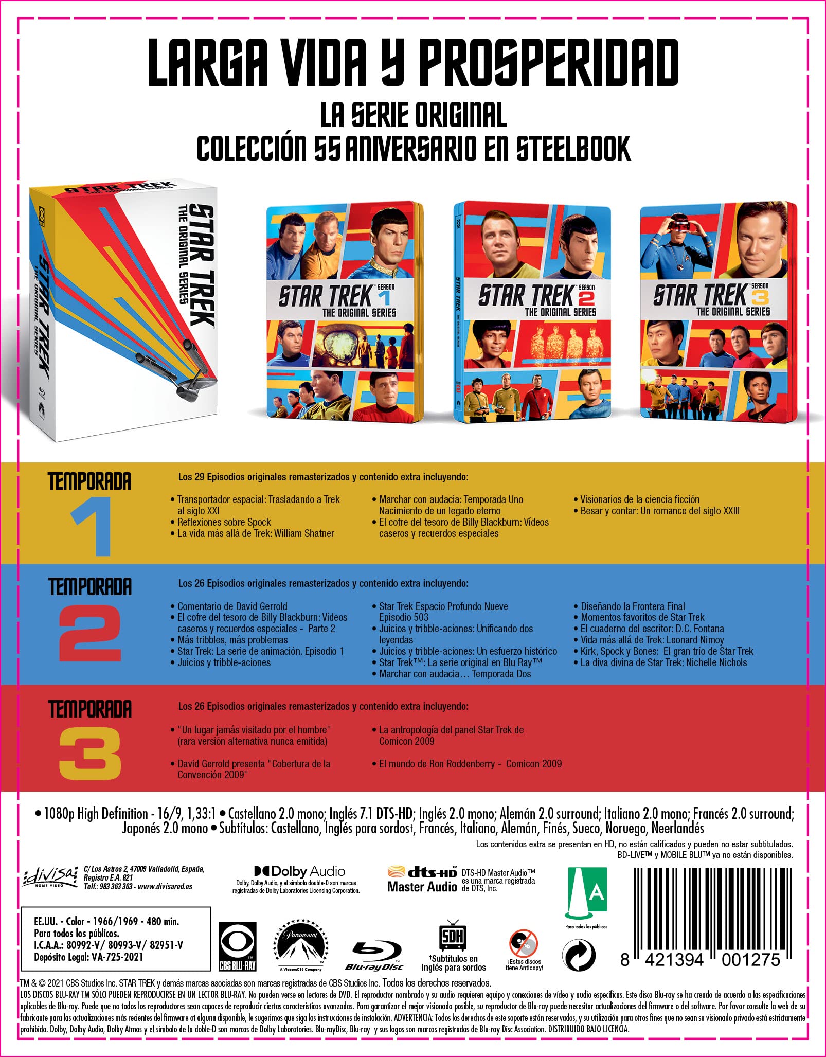 Star Trek - Las Series Originales (Steelbook) - BD