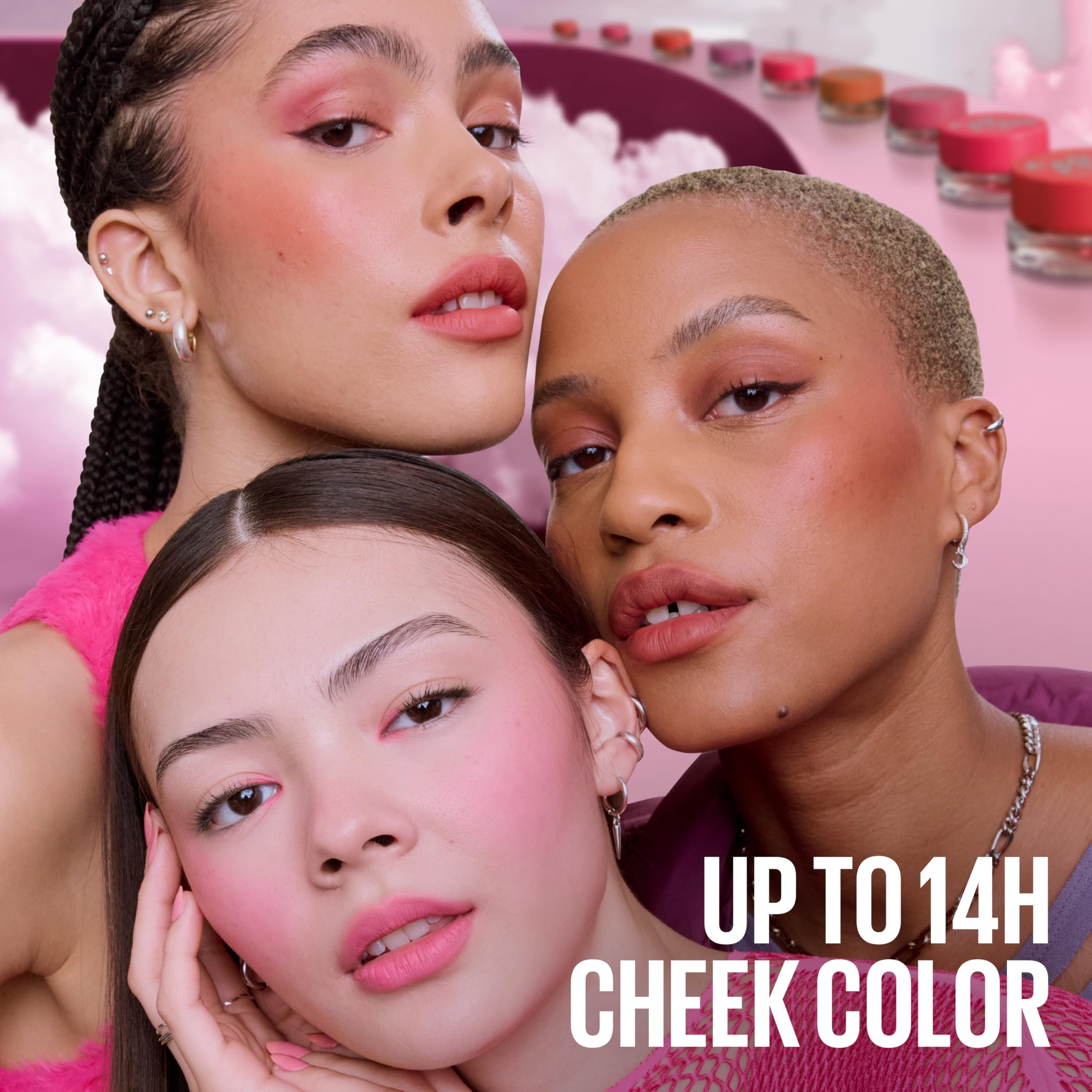 Maybelline New York Cloudtopia 09 Dreamy Dawn, multifunkcyjny róż do policzków, 5g