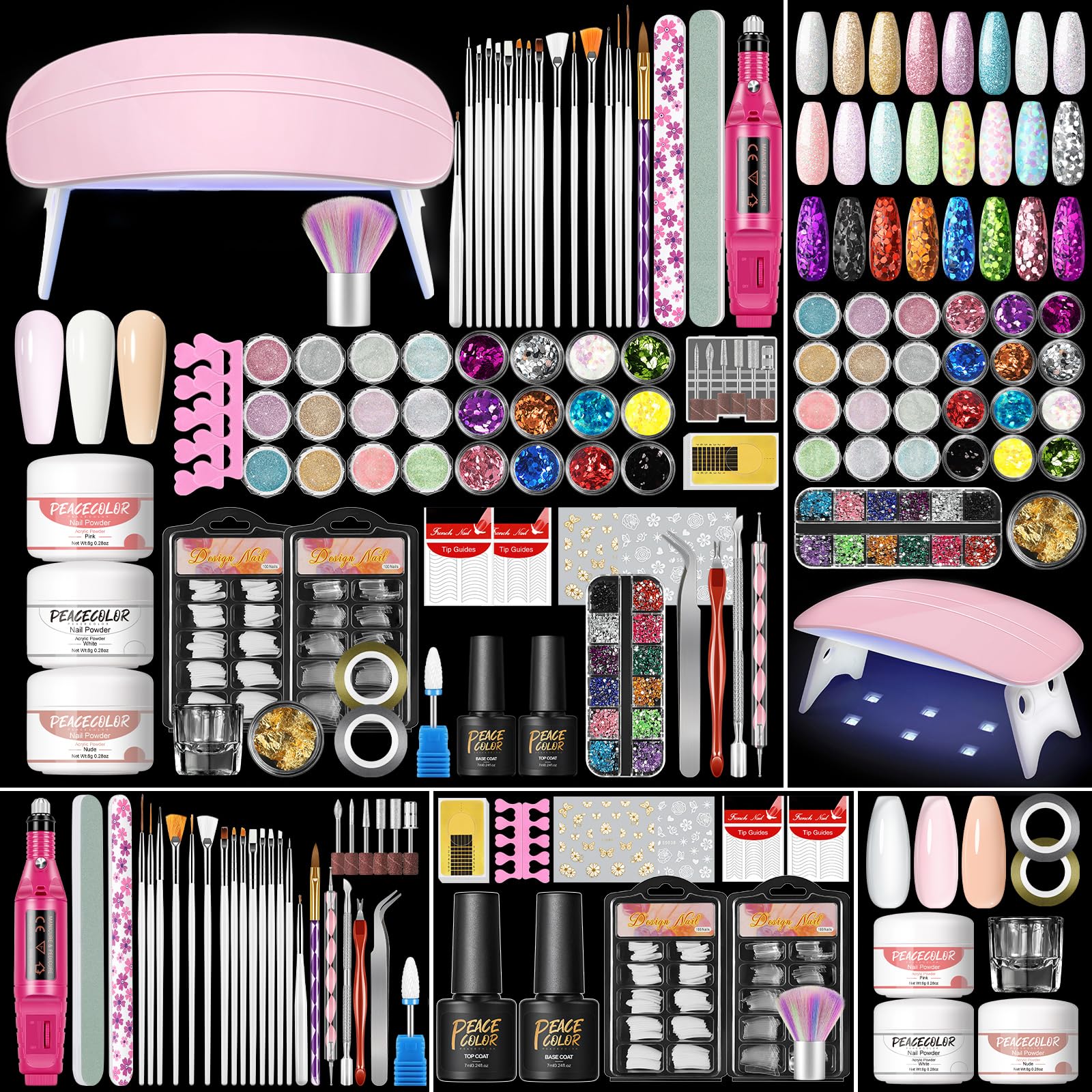 PEACECOLOR Acrylic Nail Kit