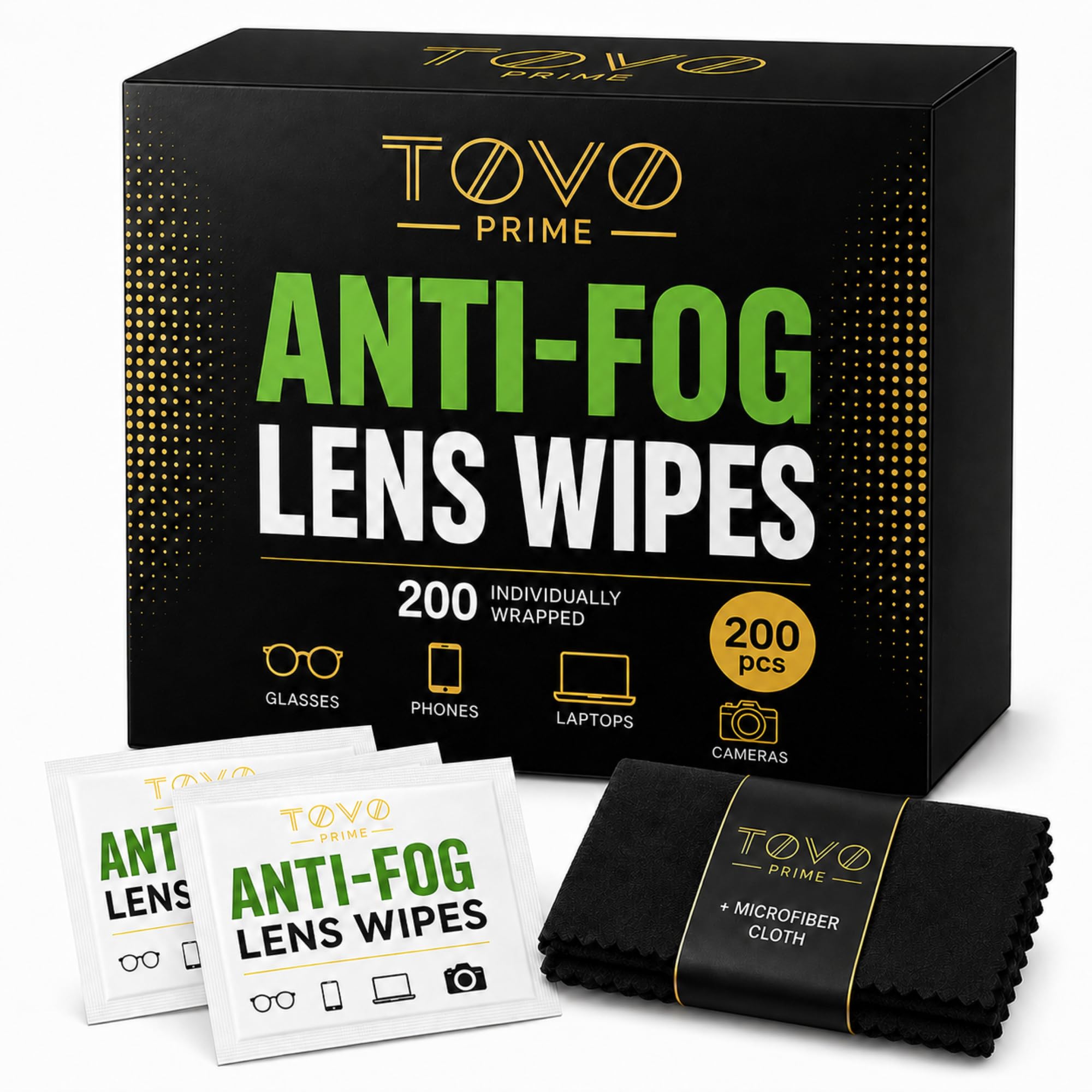 TOVO Store Anti Fog Wipes
