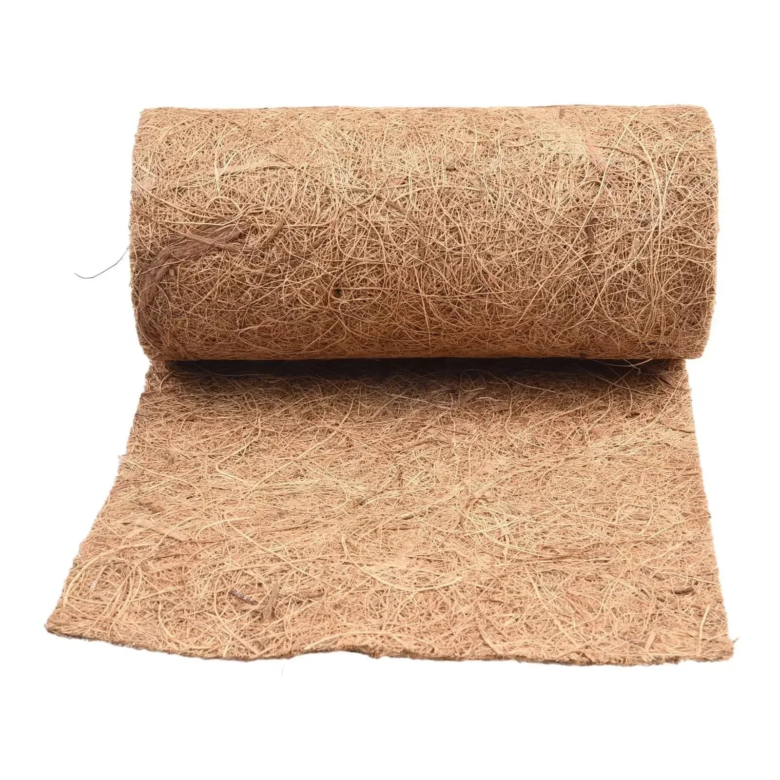 Rollo de Fibra Vegetal 100 cm for Alfombra Reptiles, lámina Palma Coco, cortable, for Suelo o Puerta(20 x 100cm)