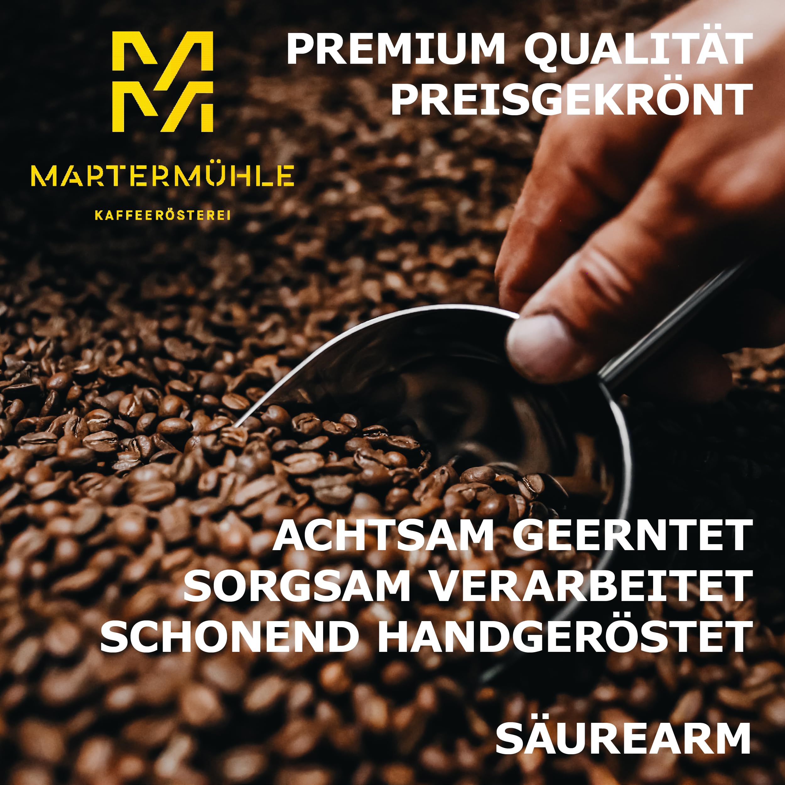Martermühle Hawaii Kona Pacific Gold Kaffeebohnen 500g mild I Arabica I Aromen: tropische Früchte, süßliche Milde I Ganze Kaffee-Bohnen schonend geröstet, säurearm