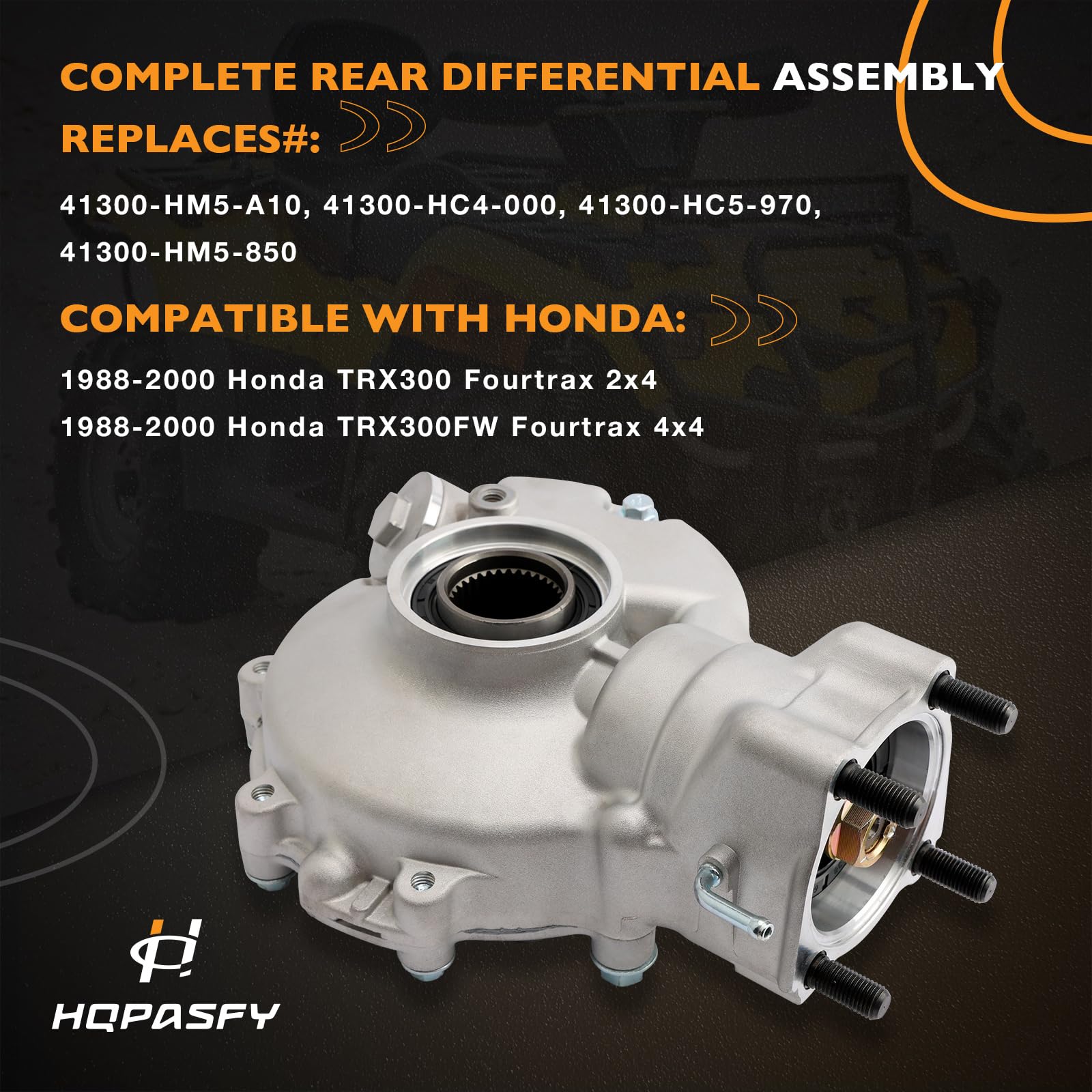 Compplete Rear Diff Snapklik.com : Complete Rear Differential Assembly Compatible