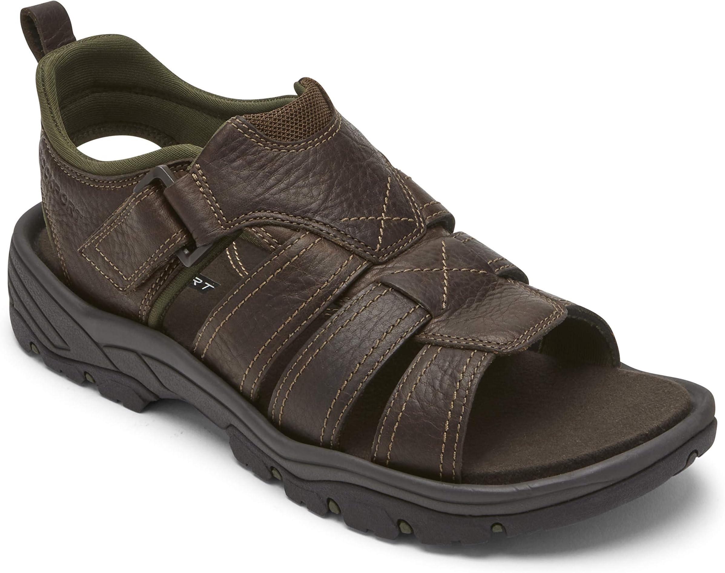 RockportMen's ROCKLAKE Fisherman Sandal BRN/BRN, 40 EU