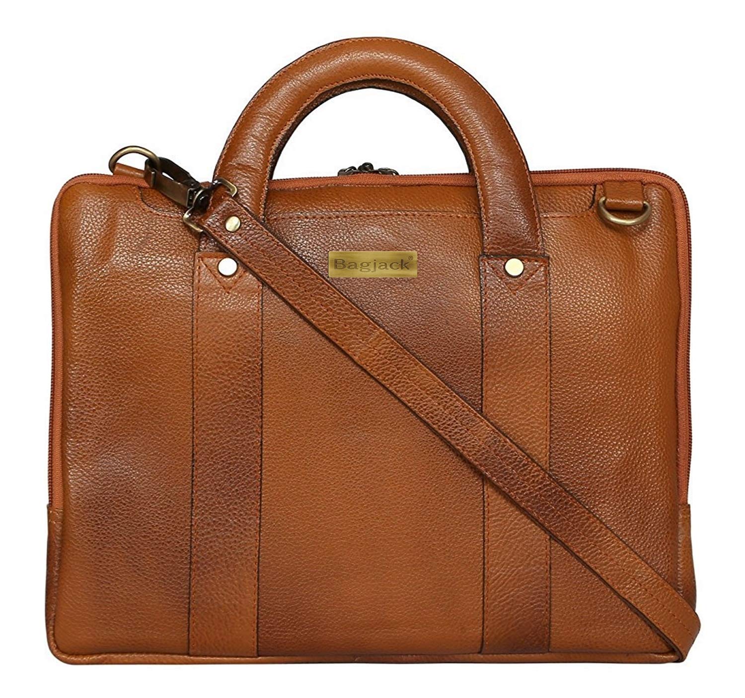 Buy BAG JACK Equuleus Genuine Leather Laptop Briefcase Men Handmade