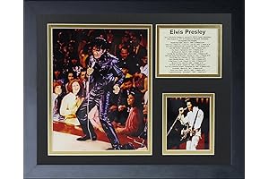 Legends Never Die: Immortalizing Elvis Presley through a Stunning Framed Collage