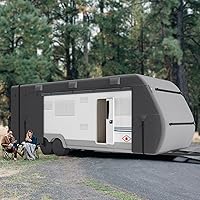 Vista 8 de VEVOR Funda para Remolque de Viaje, Funda para RV de 18-20 pies, Funda de Tela No Tejida de 4 Capas para Caravana, Impermeable, Resistente al Viento