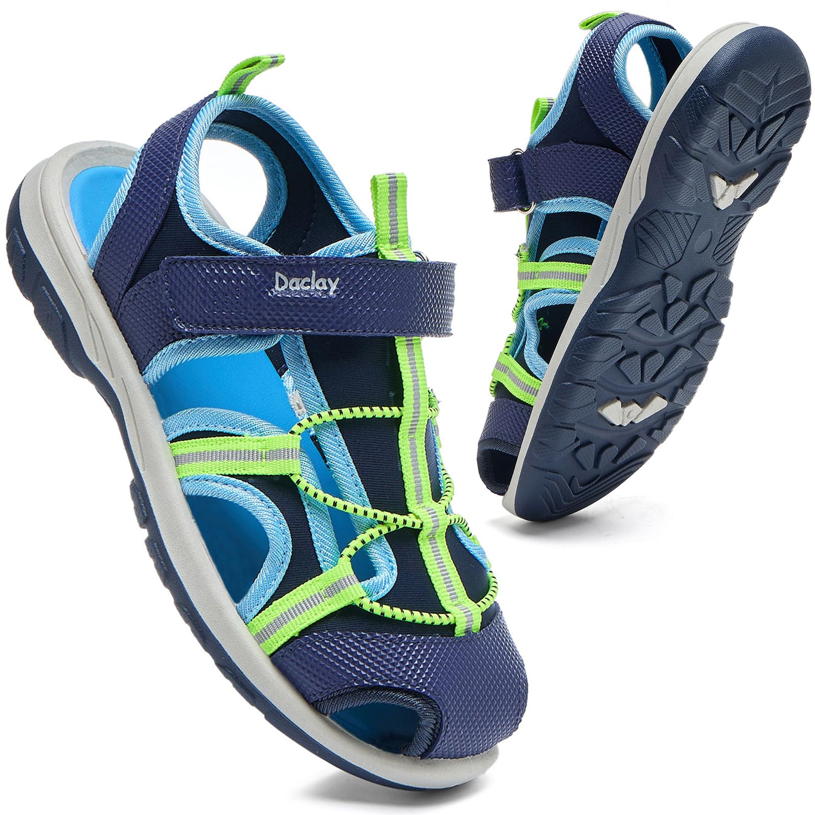 Daclay Niños Sandalias Cerradas Trekking Verano Zapatos al Aire Libre Transpirable