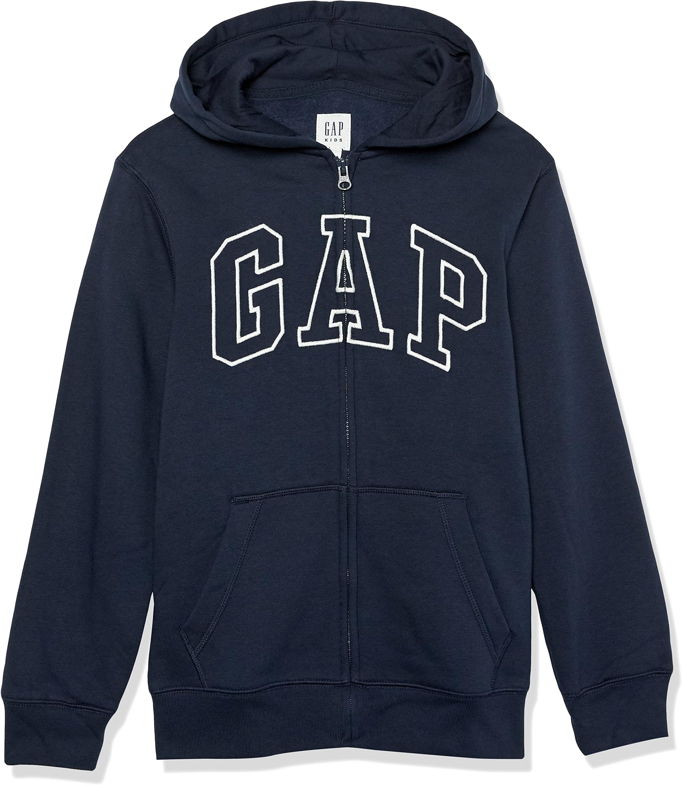 GAPBoys' Logo Hoodie Hooded Full Zip Sweatshirt