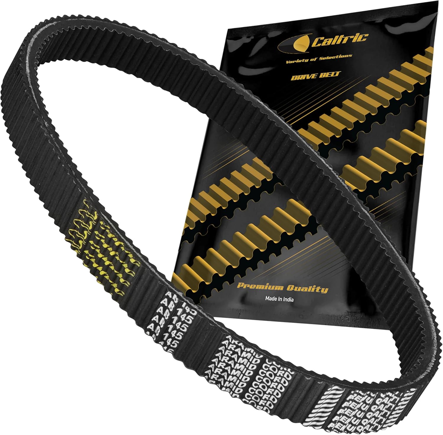 Caltric Drive Aramid Belt Compatible with Arctic Cat ZR 5000 2014-2017 / ZR 3000 129 2017-2019 / M 1100 153 2012-2013 / M 9000 Sno Pro 162 2014-2016