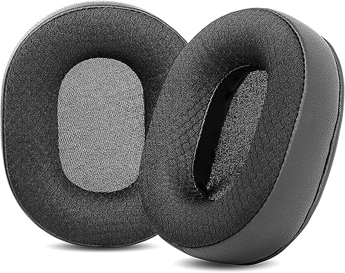 TaiZiChangQin NS-CAHBTOE01 Almohadillas de repuesto compatibles con Insignia NS-CAHBTOE01 Almohadillas de tela para auriculares, color negro