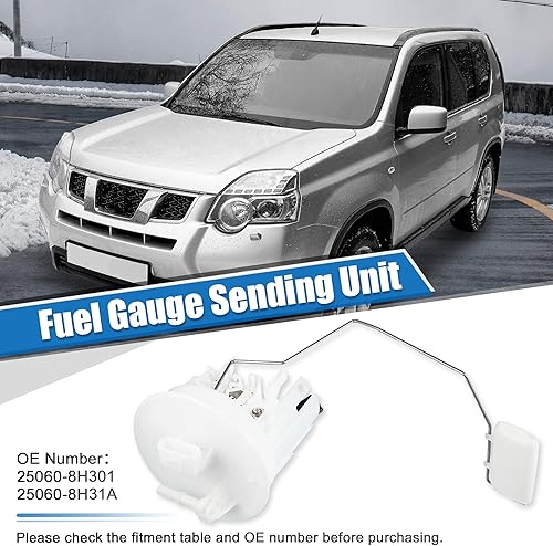 Miniatura 2 de X AUTOHAUX Unidad de envío de medidor de combustible para Nissan X-Trail 2004 2005 2006 2007 Unidad emisora del tanque de combustible, sensor de