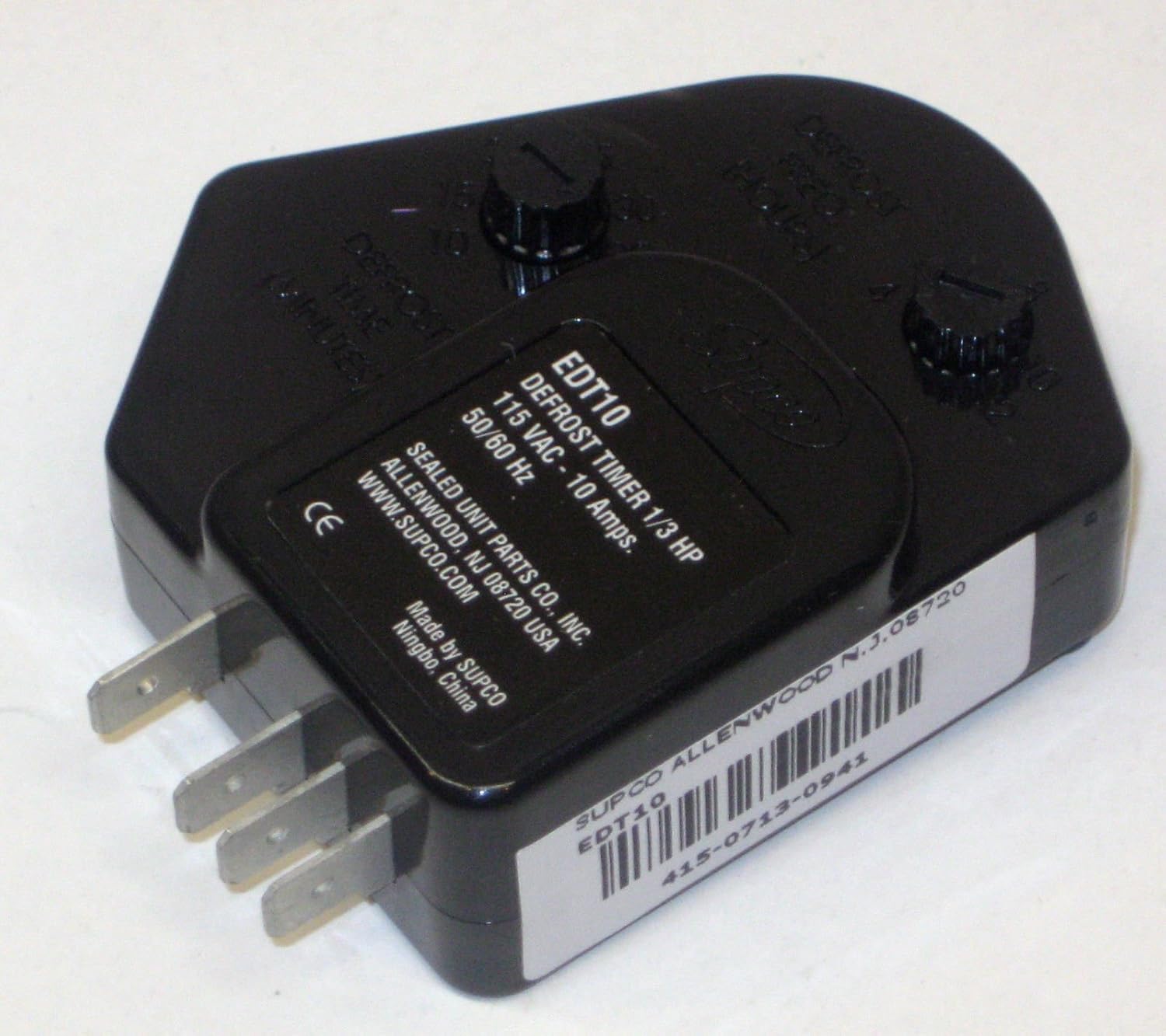 Supco EDT10 Electronic Defrost Timer