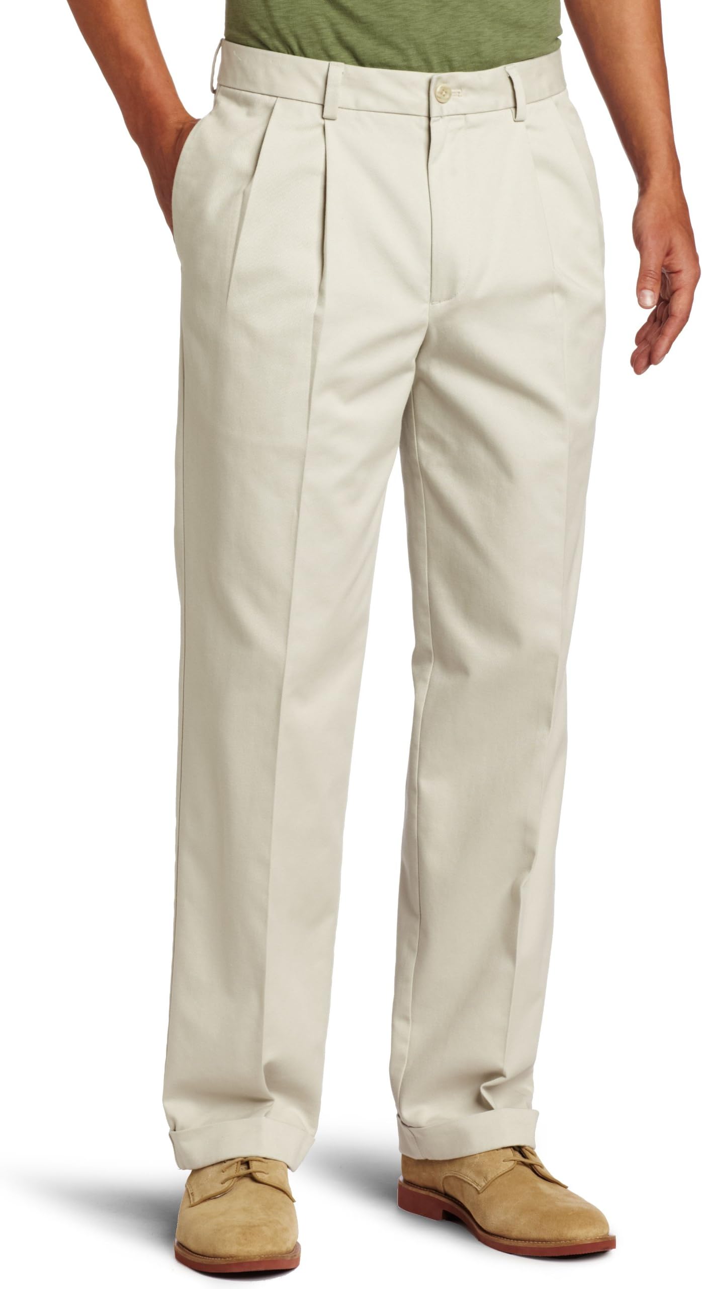 IZOD Men's Pleated Madison Pant