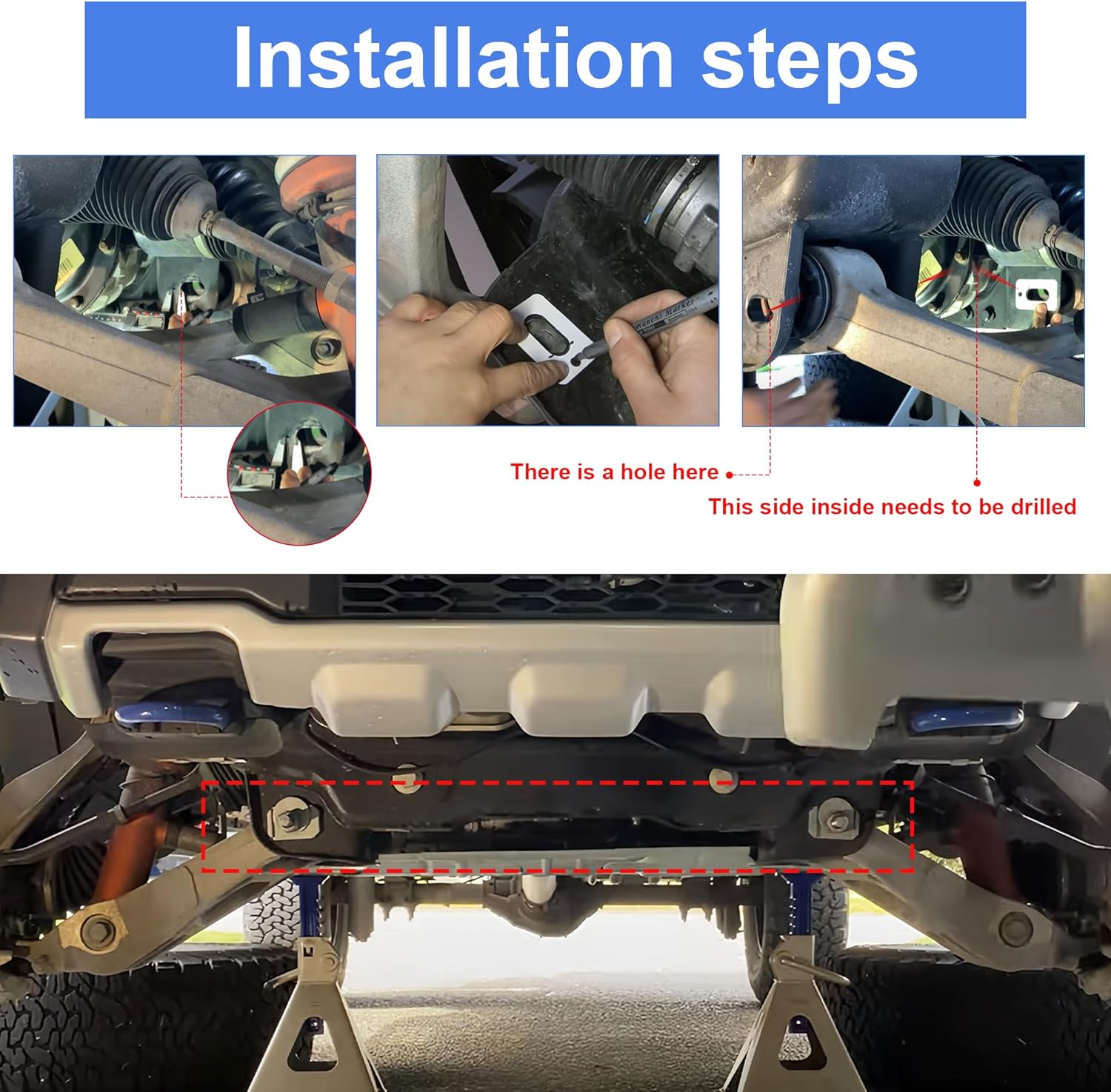 86252 Performance Cam Front Camber/Caster Kit Compatible with 09-14 FORD F-150 4wd Raptor