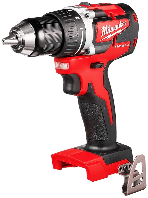 Milwaukee M18 18-Volt Lithium-Ion Brushless Cordless 1/2 Inch Compact Drill/Driver (Tool-Only) 2801-20 by Milwaukee - Used condition - US$89.00